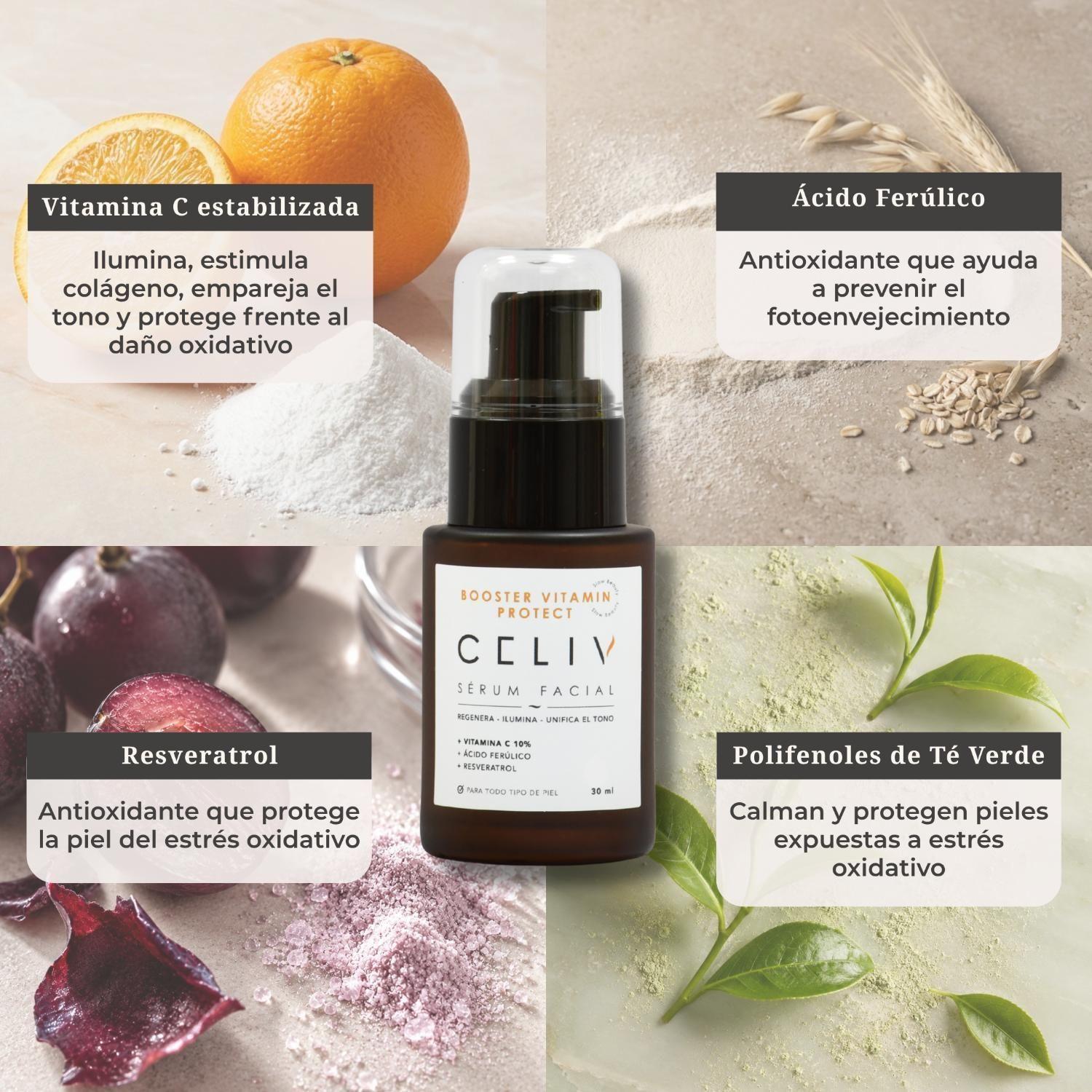 Sérum Vitamina C Antioxidante 30ml Iluminador CELIV-4