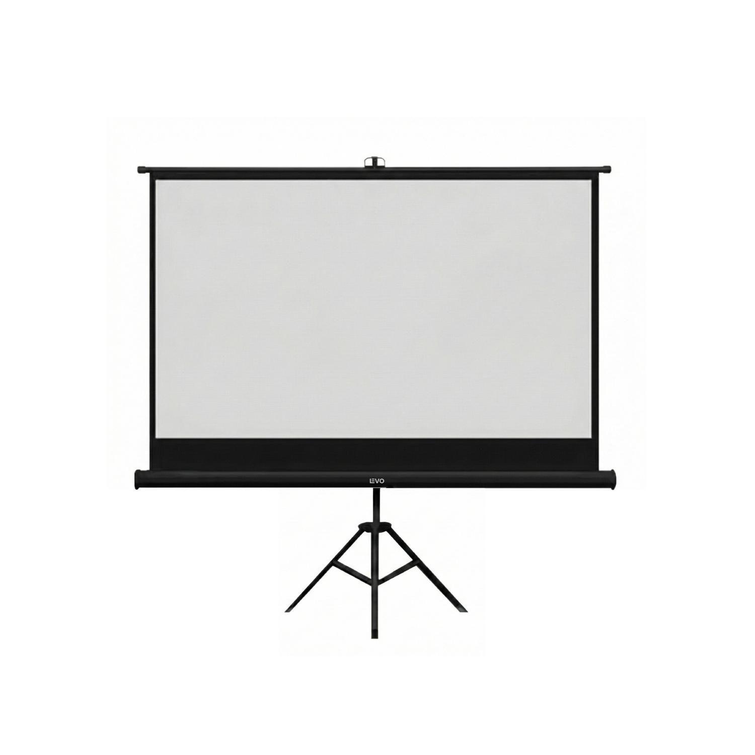 Proyector Portatil Orion 12000lm + Telón 60" Negro LEVO-4