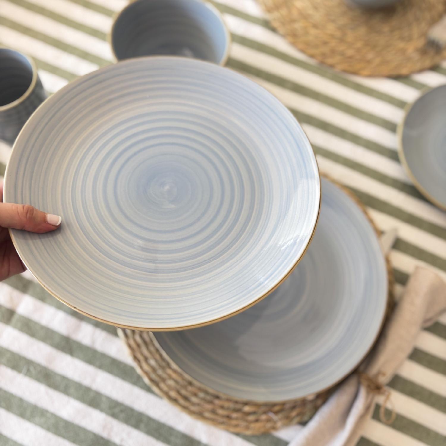 Juego Loza Cerámica 24 pcs Amalfi Simplit-3