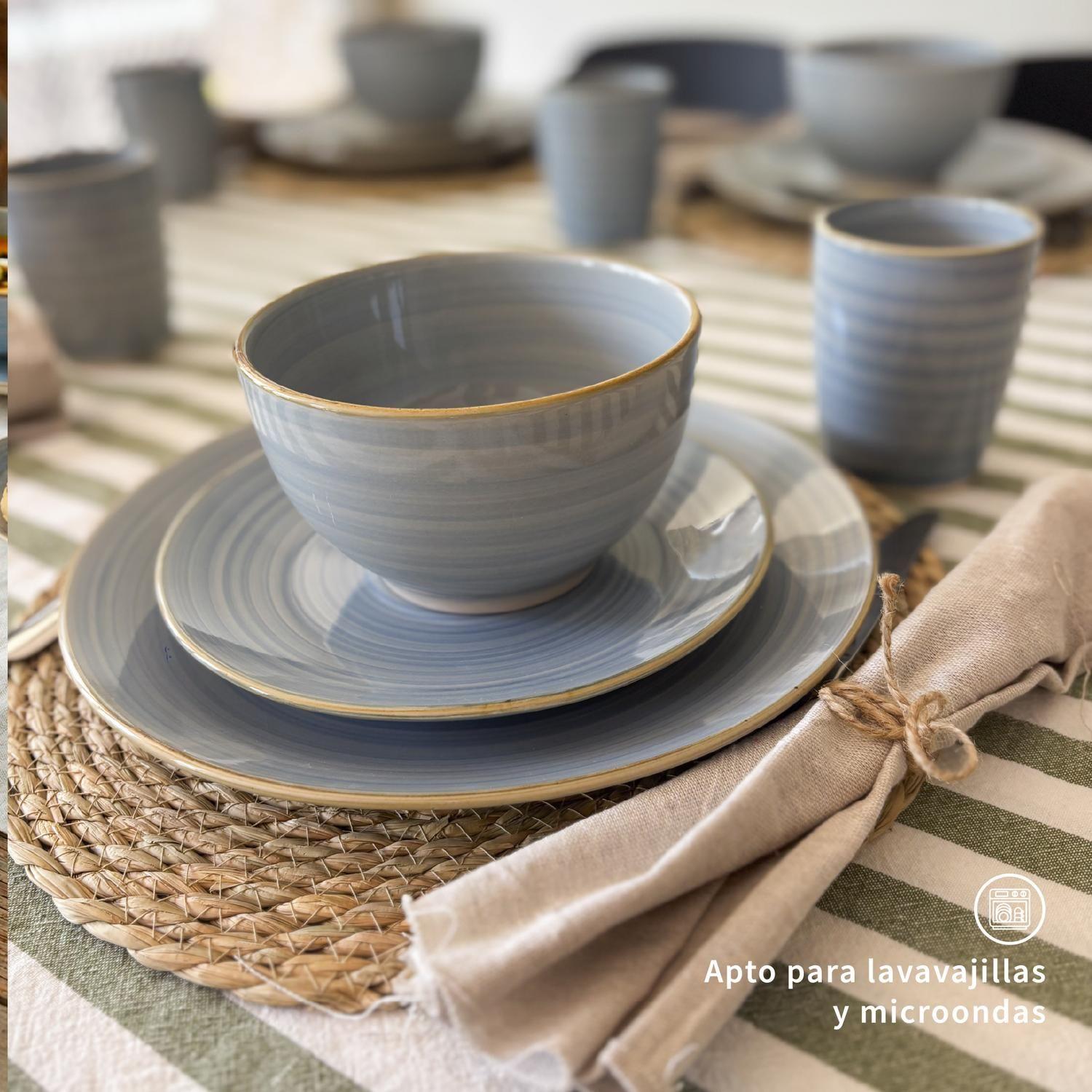 Juego Loza Cerámica 24 pcs Amalfi Simplit-5