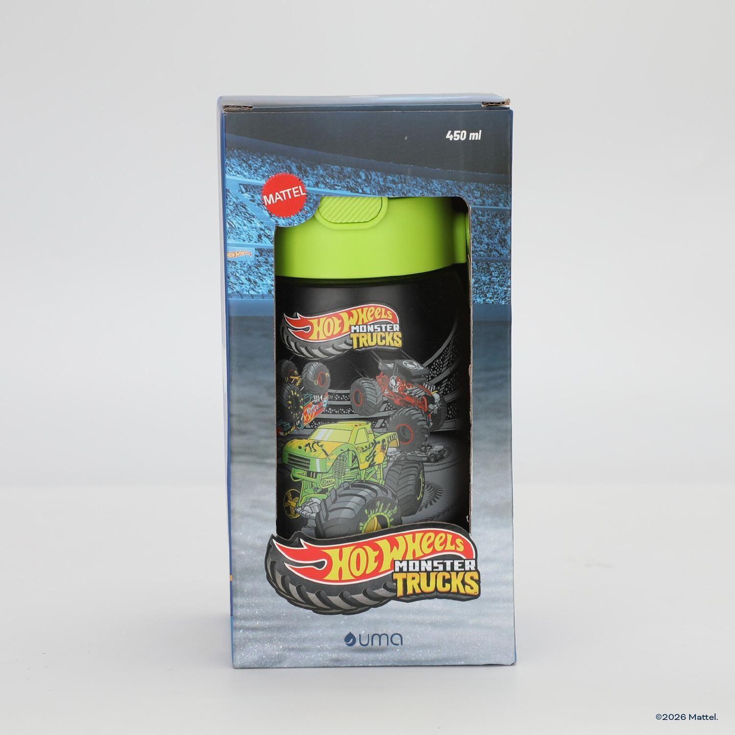 Botella Térmica Niños Hot Wheels Trucks 450ml Acero Inox UMA-6