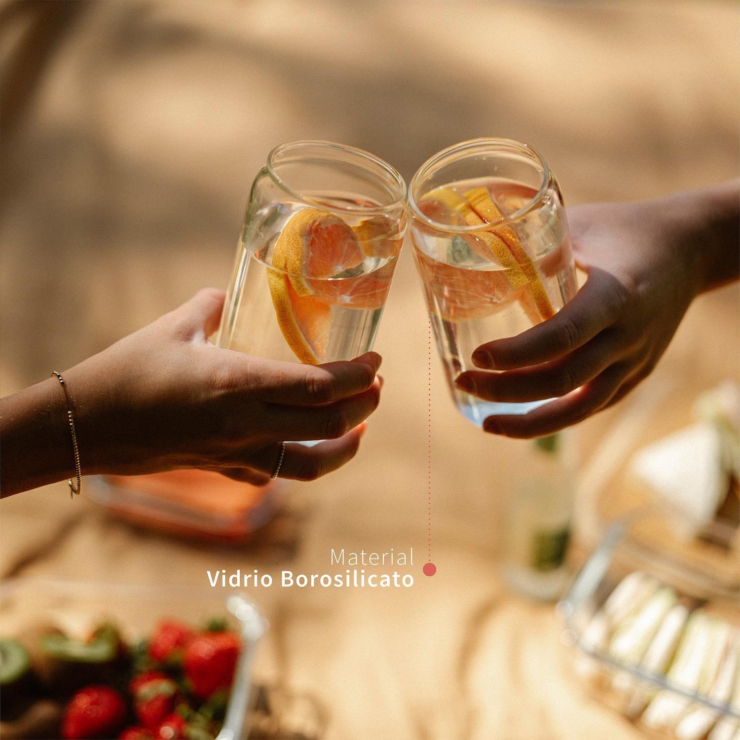 Set 4 Vasos Vidrio Borosilicato 550 ml Simplit-3