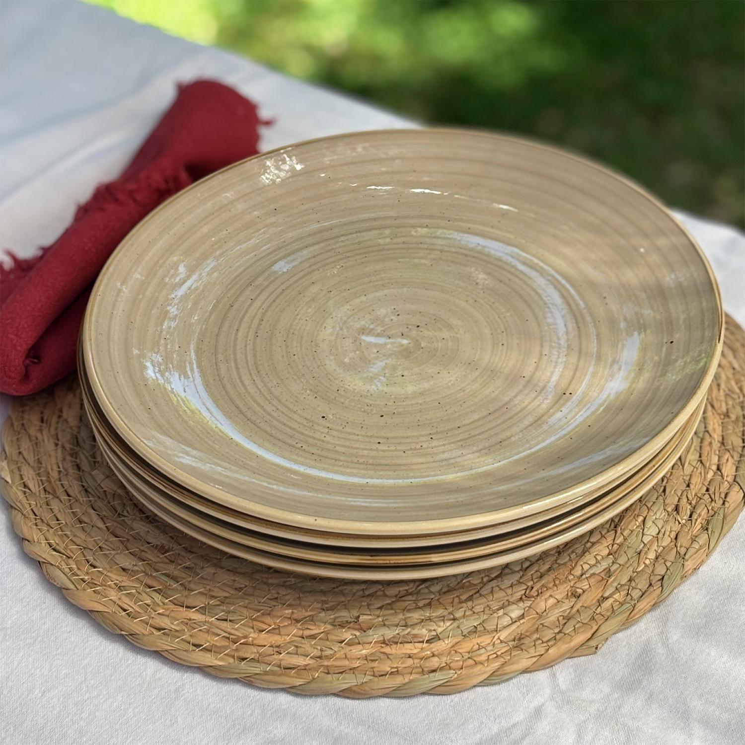 Set 4 Platos Fondo Cerámica 26,7cm Siena Simplit-3