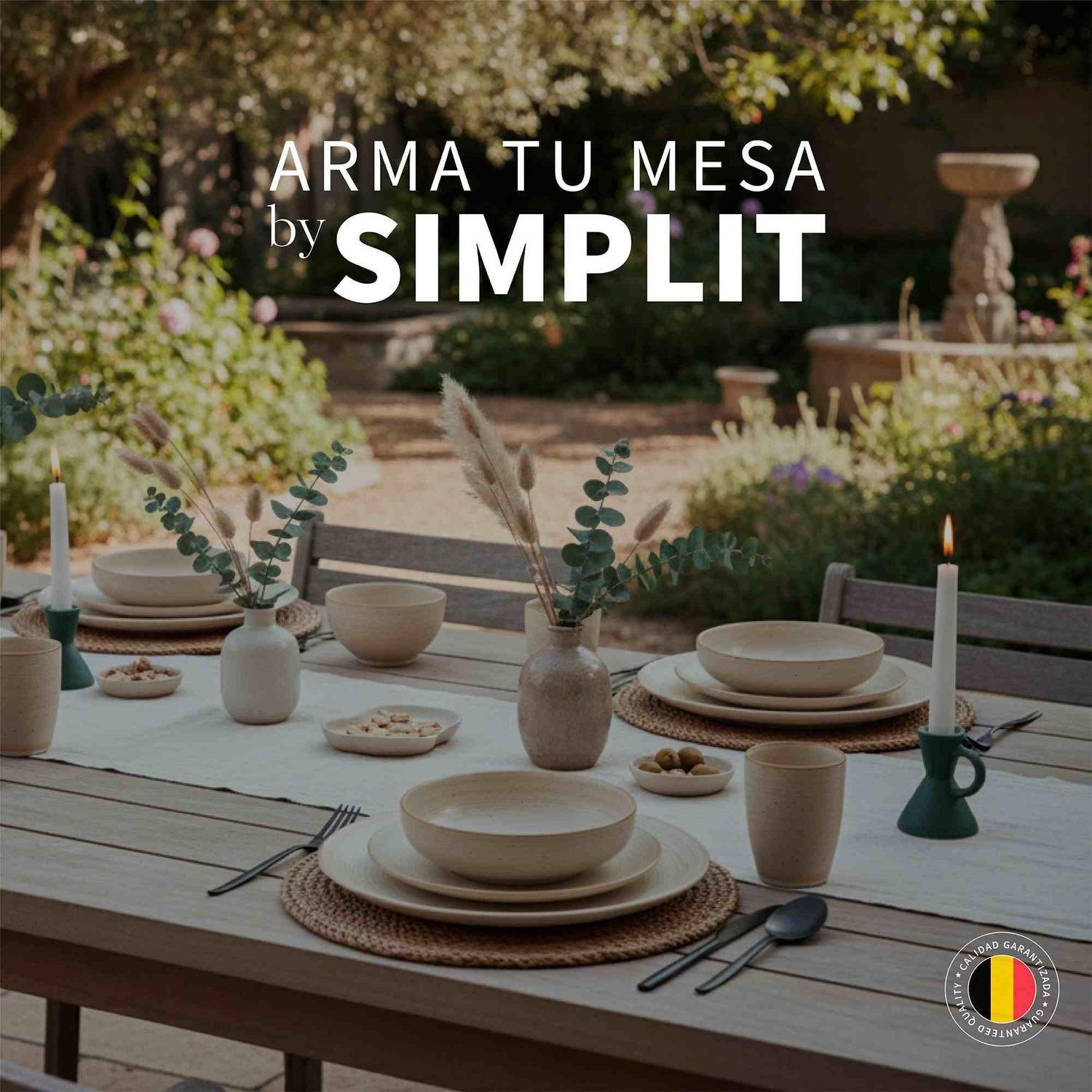 Set 8 Vasos Cerámica 330 ml Siena Simplit-6