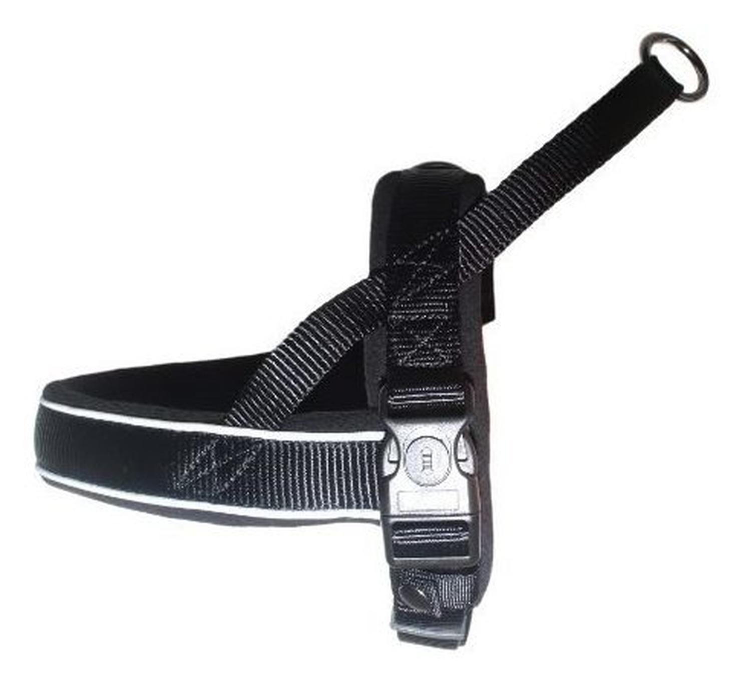 Arnés Noruego Acolchado Talla XXL Negro Perro Mascan-6
