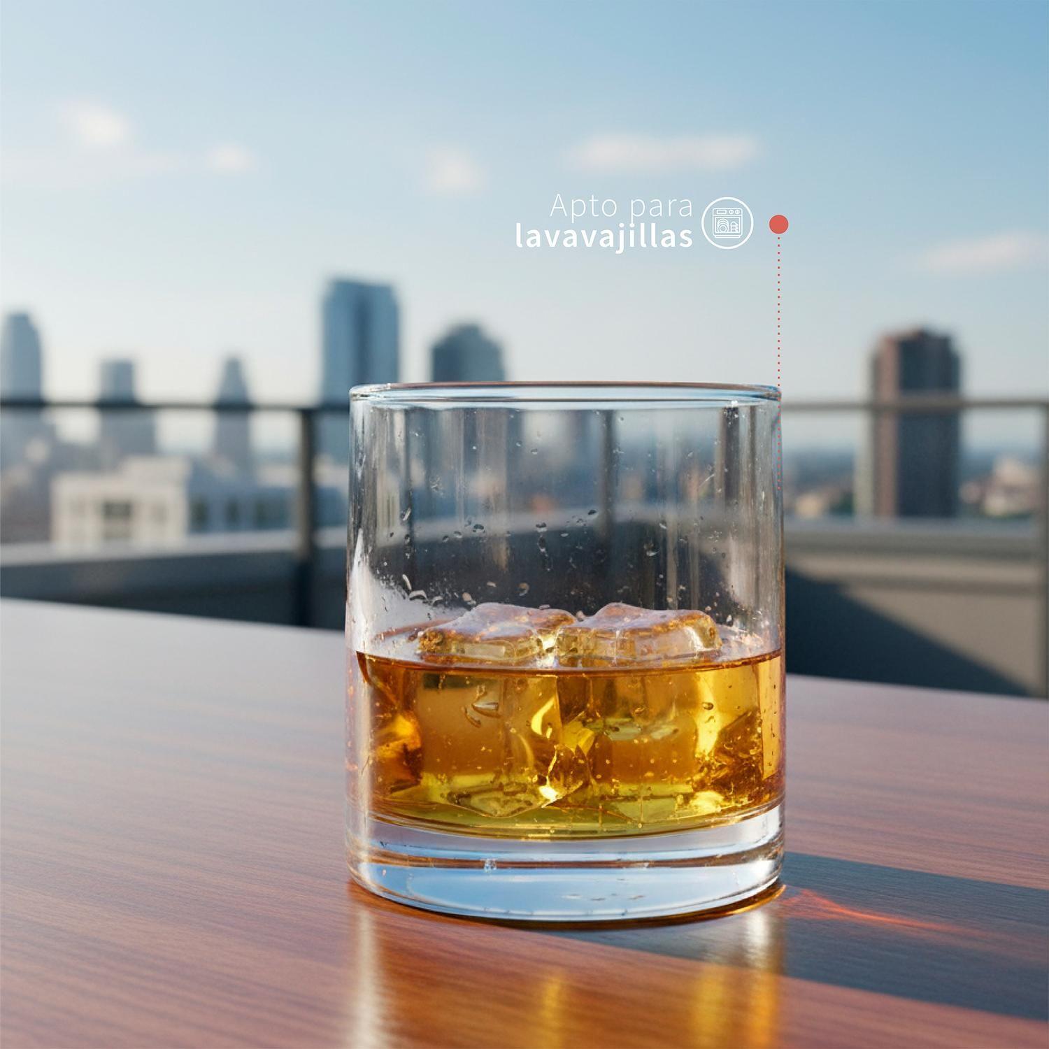 Set 6 Vasos Whisky Kentucky 270ml Simplit-4