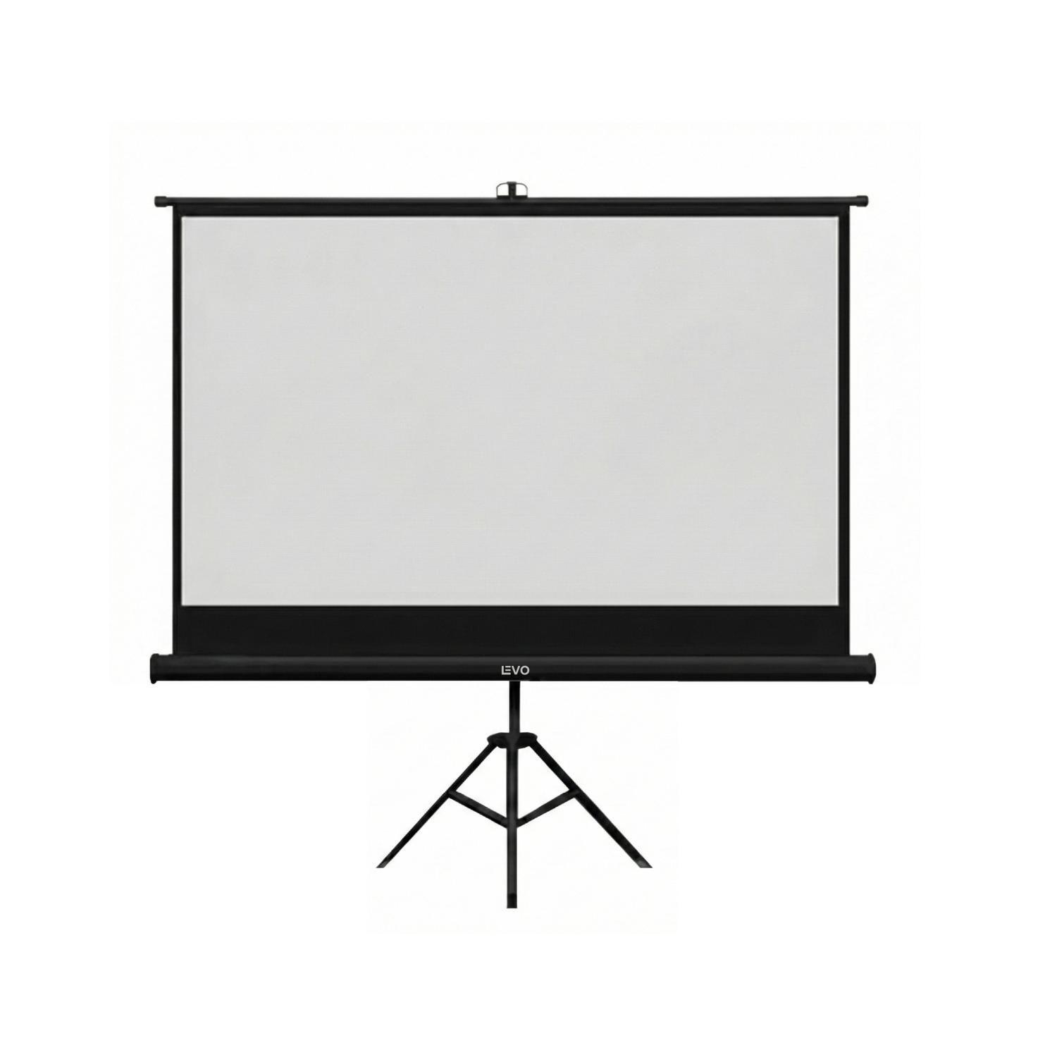 Proyector Portatil Orion 12000lm + Telón 100" Negro LEVO-4