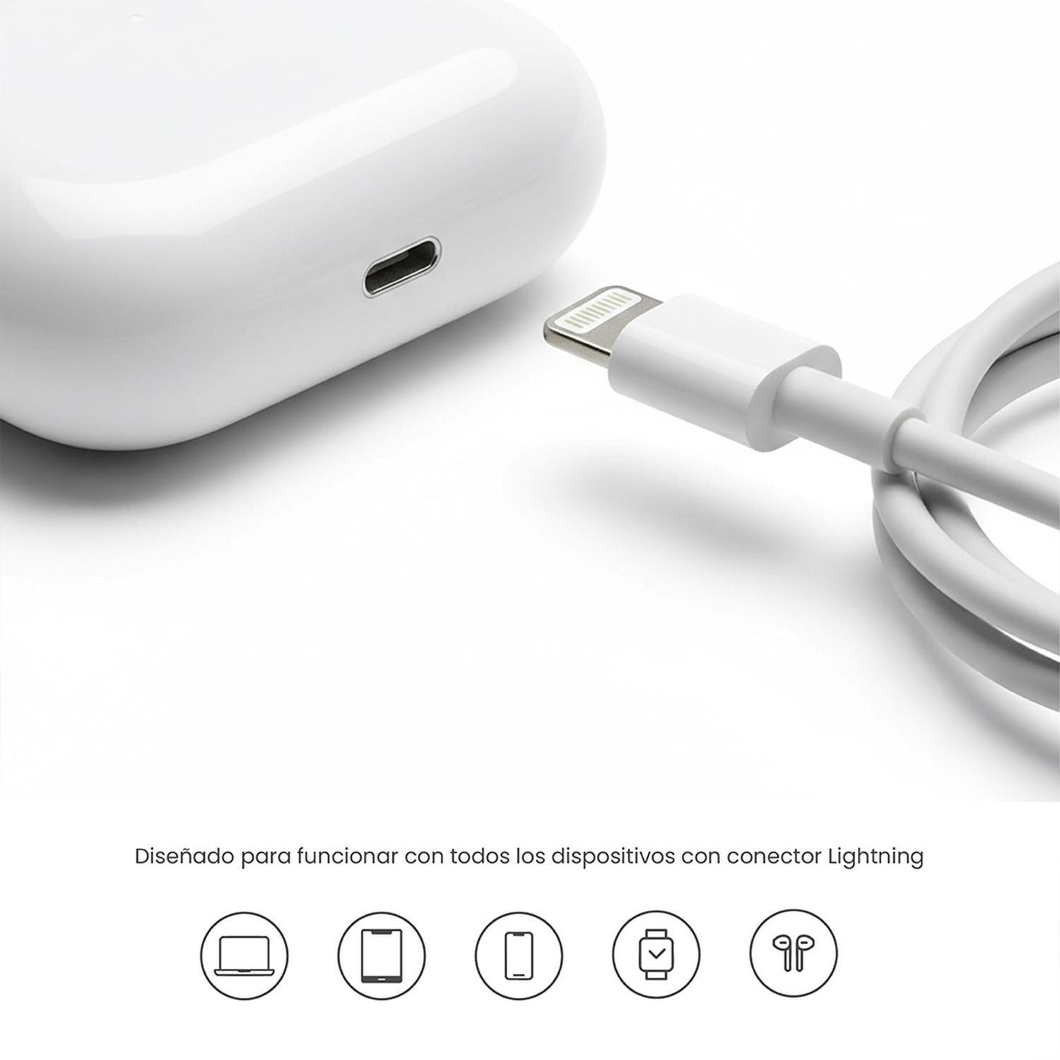 Cable De Carga USB-C a Lightning 1 Mt Blanco Levo-6