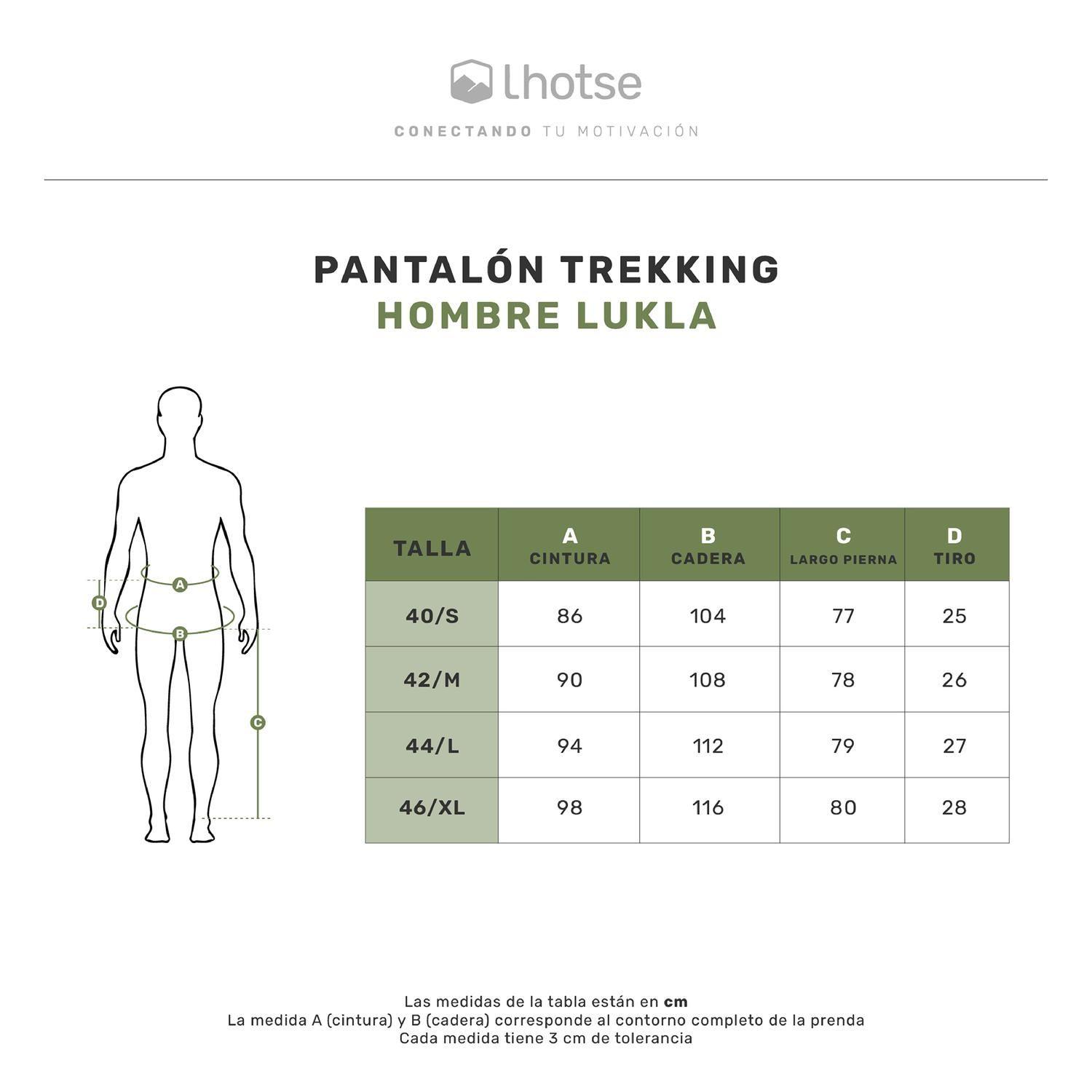 Pantalon Trekking Hombre Desmontable Lukla Lhotse-6