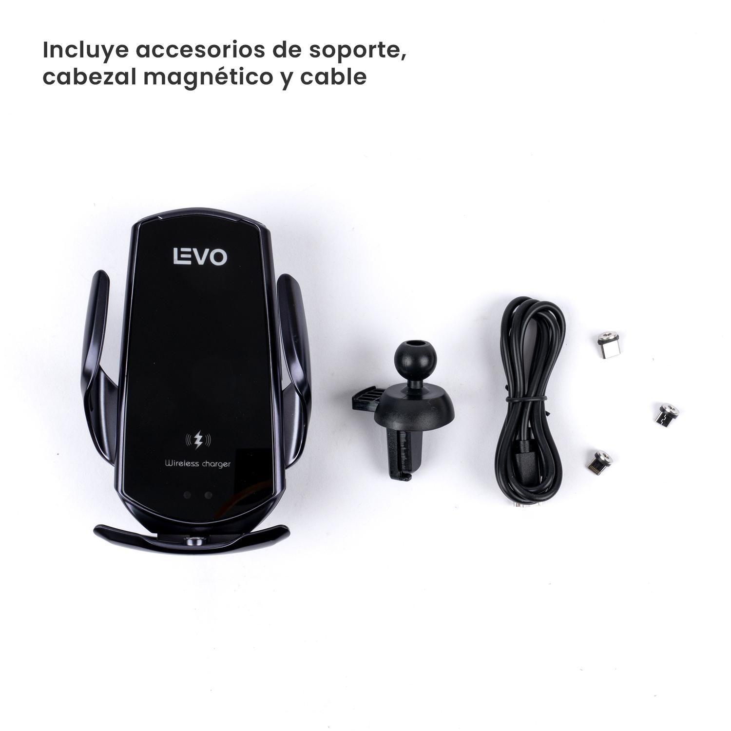 Cargador Inalámbrico Magnético Carga Rápida Auto VO1 Levo-7
