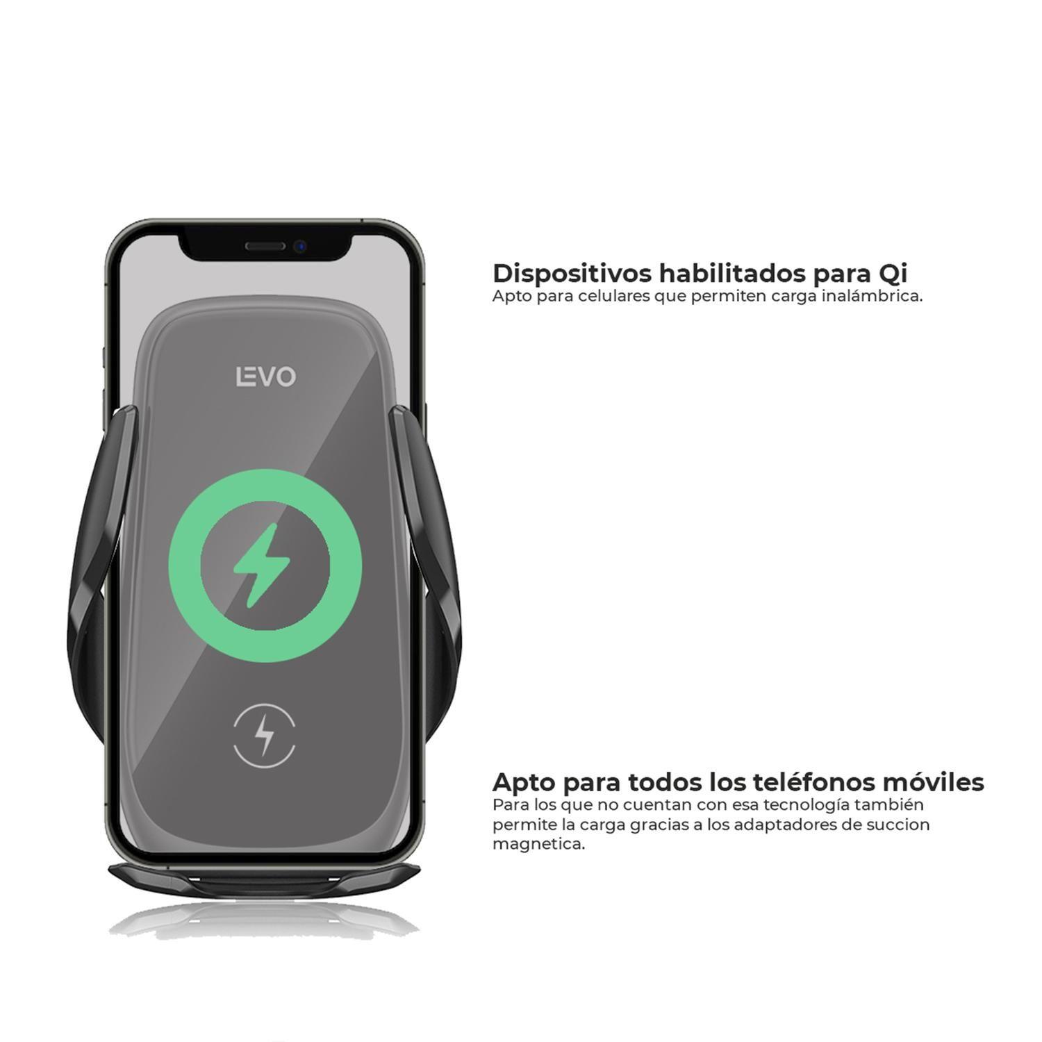 Cargador Inalámbrico Magnético Carga Rápida Auto VO1 LEVO-3