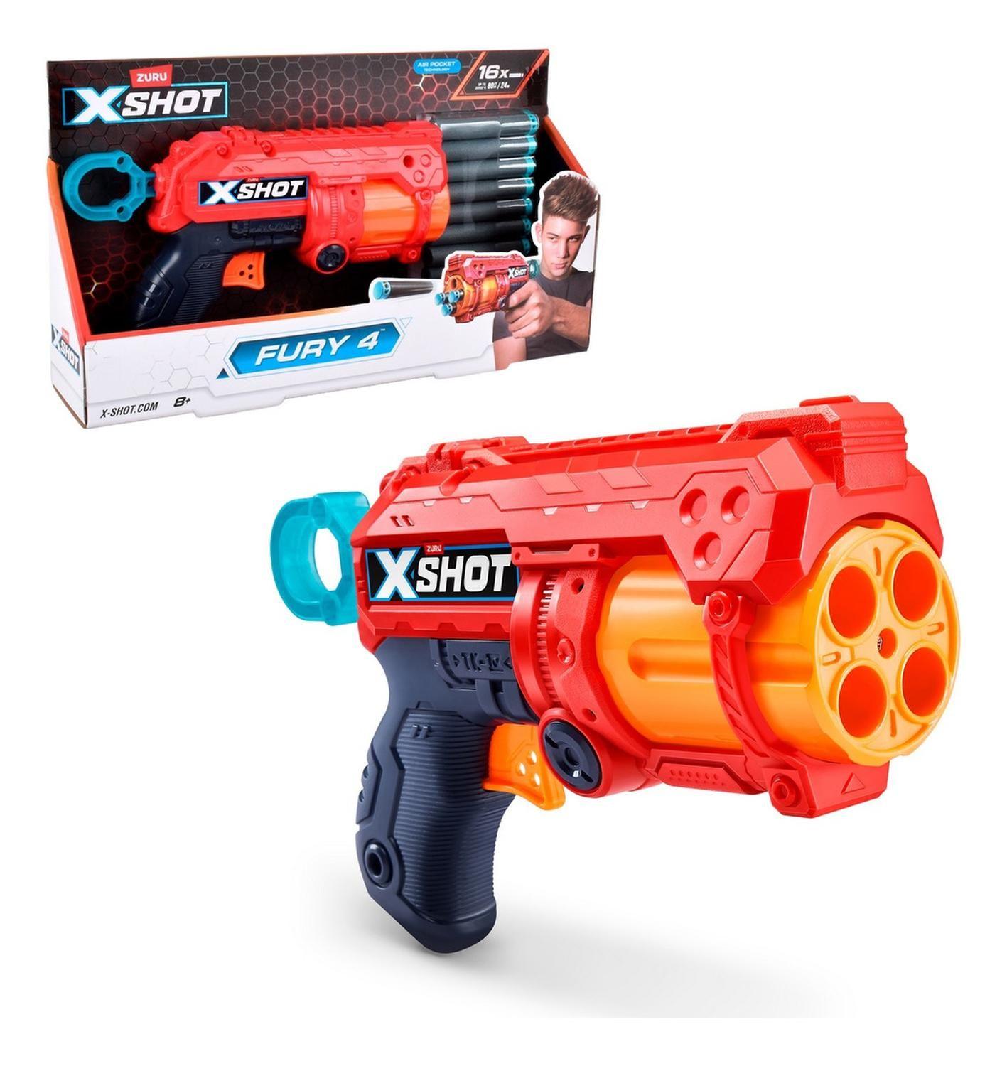 Lanzador Fury 4 Lanza Dardos X-Shot-0