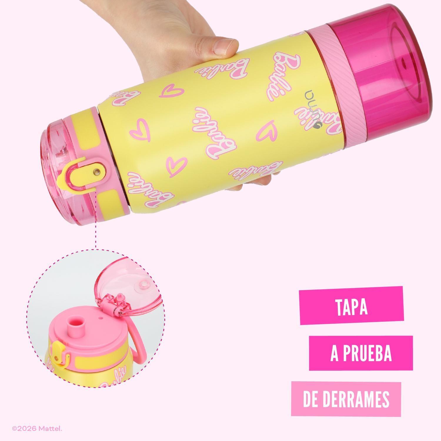 Botella Térmica Niños Barbie Shine 2 en 1 590ml Acero Inox UMA-2