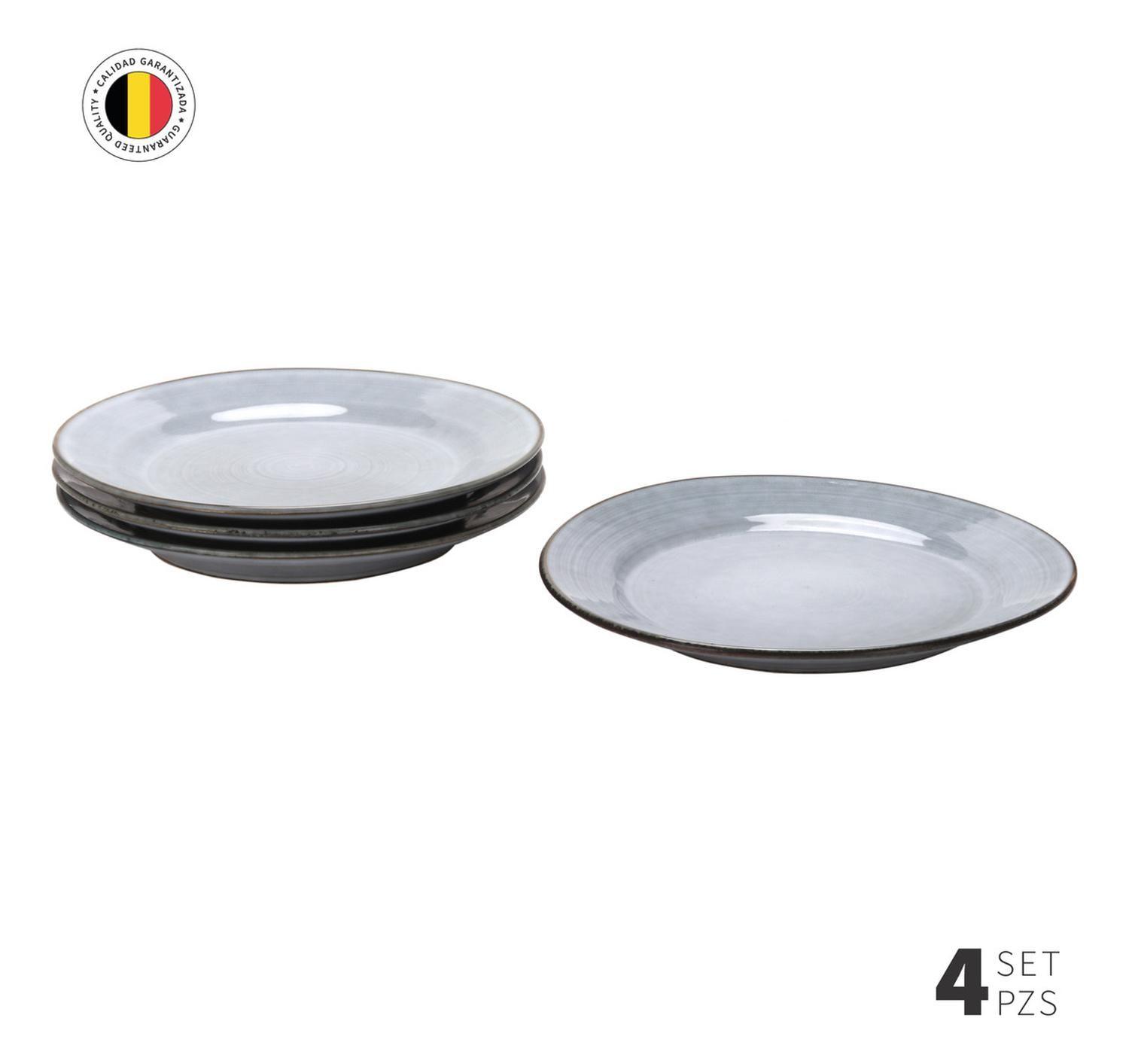Set 4 Platos Fondo Cerámica 27,4 cm Amalfi Simplit-2