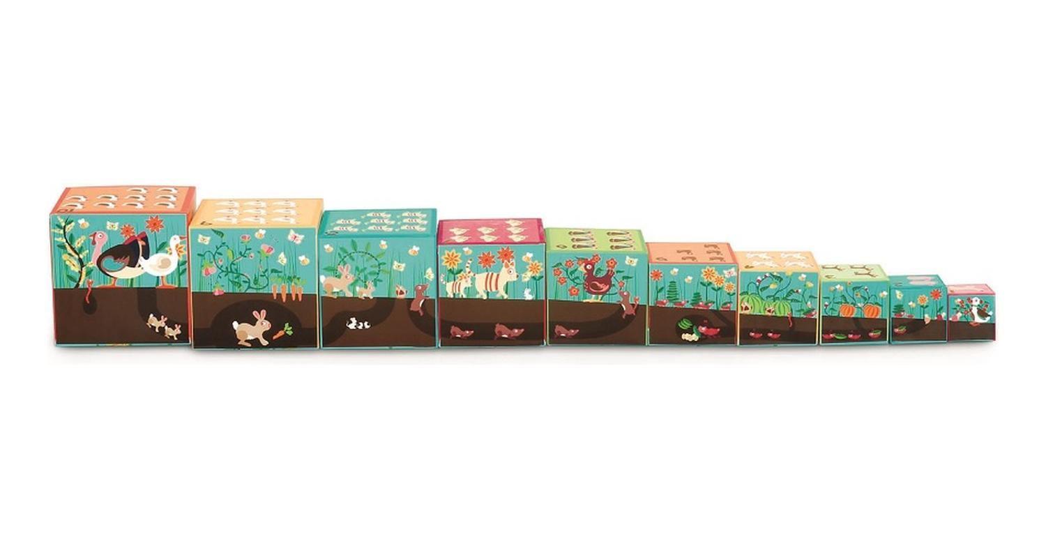 Cubos Para Apilar La Granja 10Pcs Scratch Europe-4