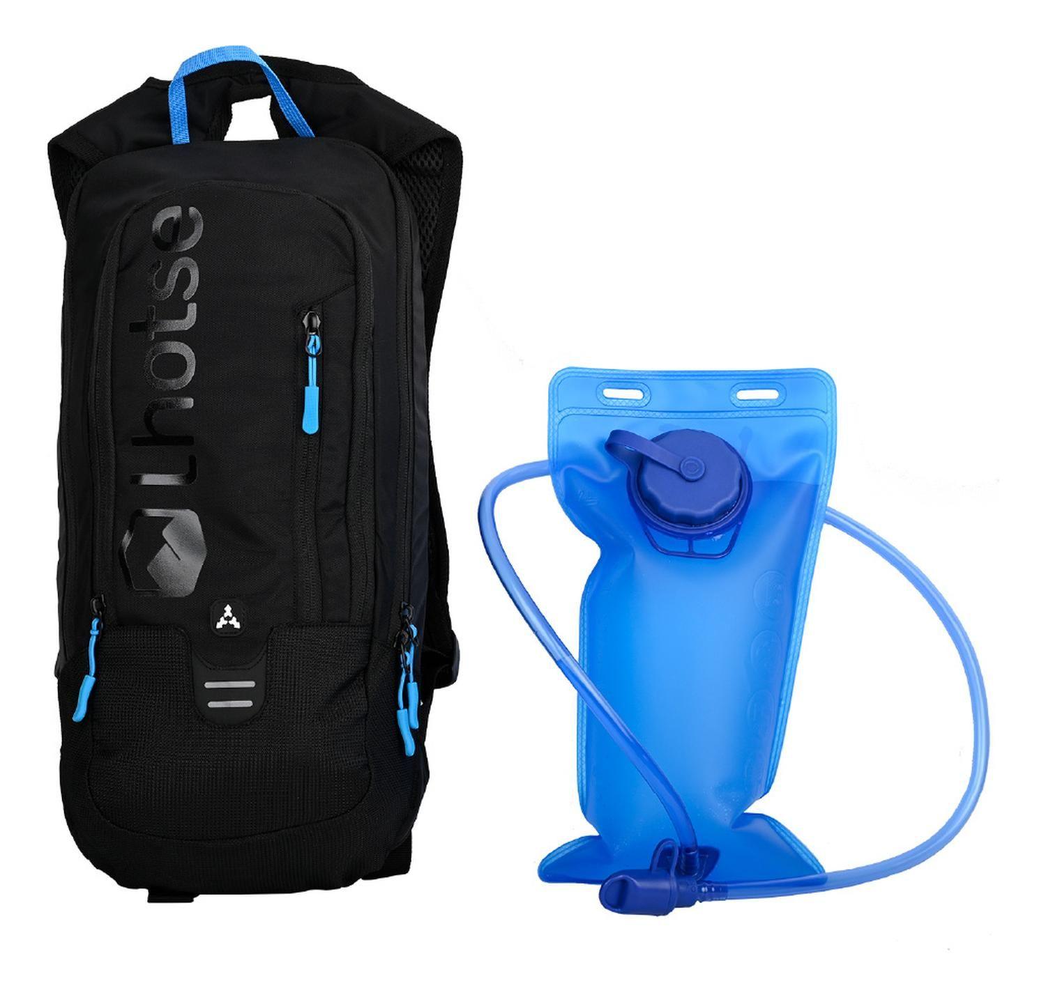 Mochila Bicicleta MTB HYDROROAD Negra + Bolsa de Agua Lhotse-1