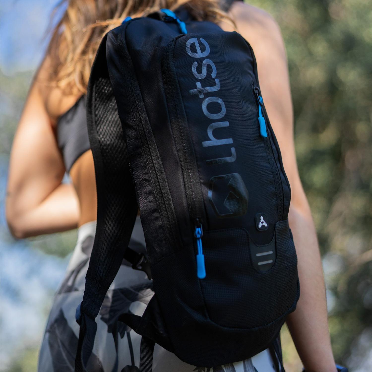 Mochila Bicicleta MTB HYDROROAD Negra + Bolsa de Agua Lhotse-7