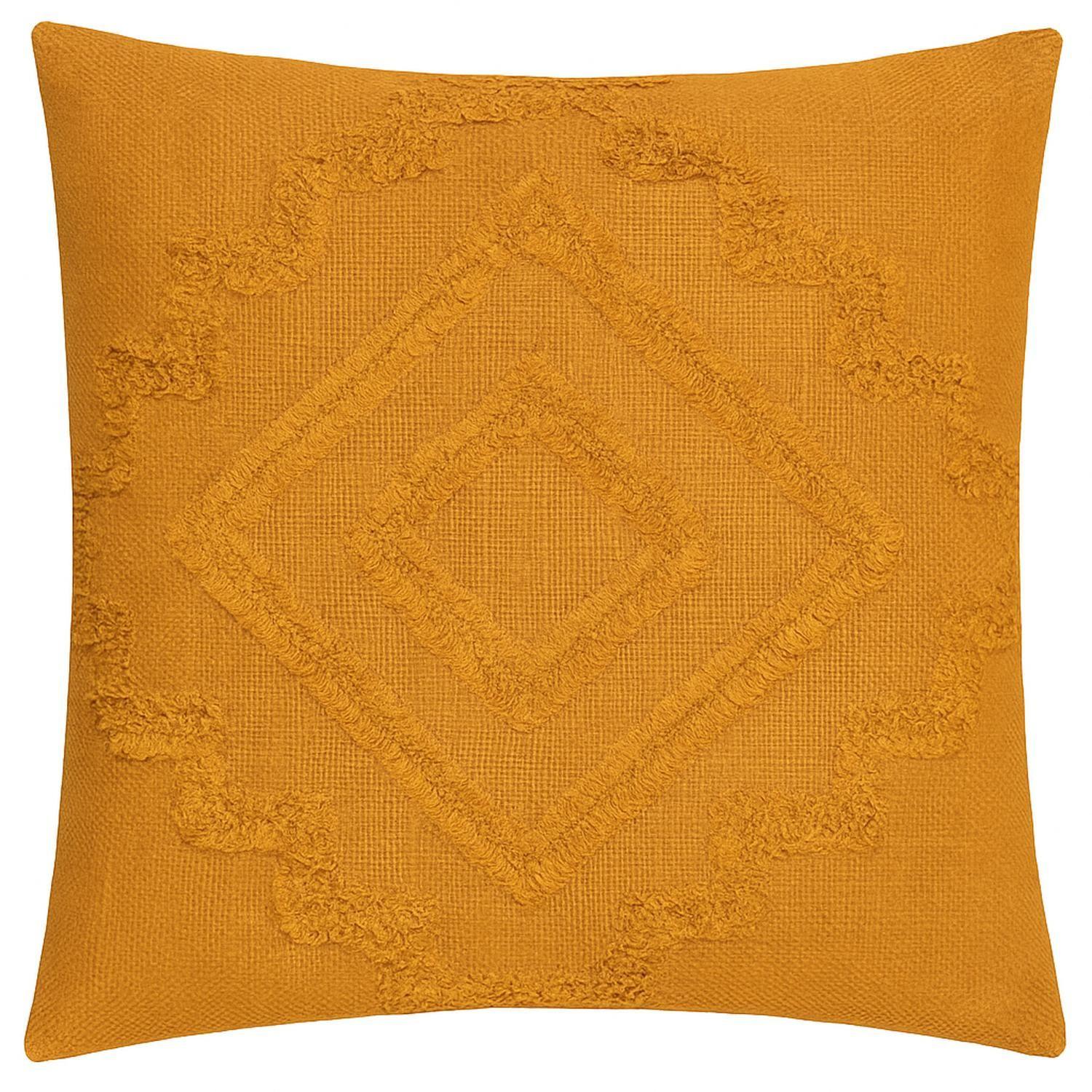 Cojín Decorativo Diseño Inca Algodón y Poliéster Atmosphera Ocre-0