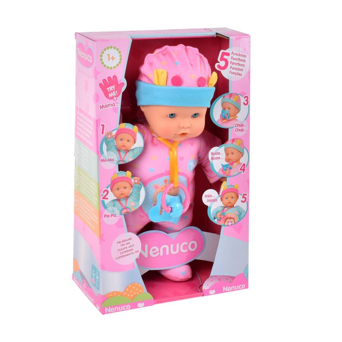 Muñeca Nenuco 5 Funciones De 30 cm Modelos Surtidos-1