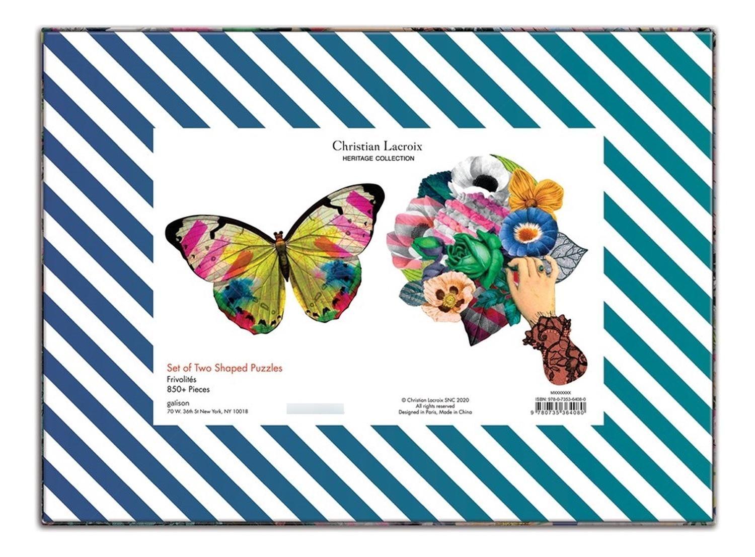 2 Puzzles Con Forma 850Pcs Christian Lacroix Mudpuppy-1