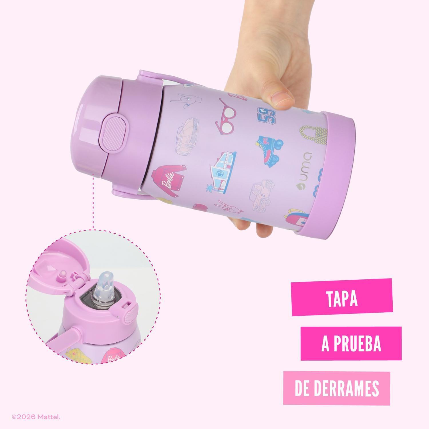 Botella Térmica Niños Barbie Iconic 450ml Acero Inox UMA-2