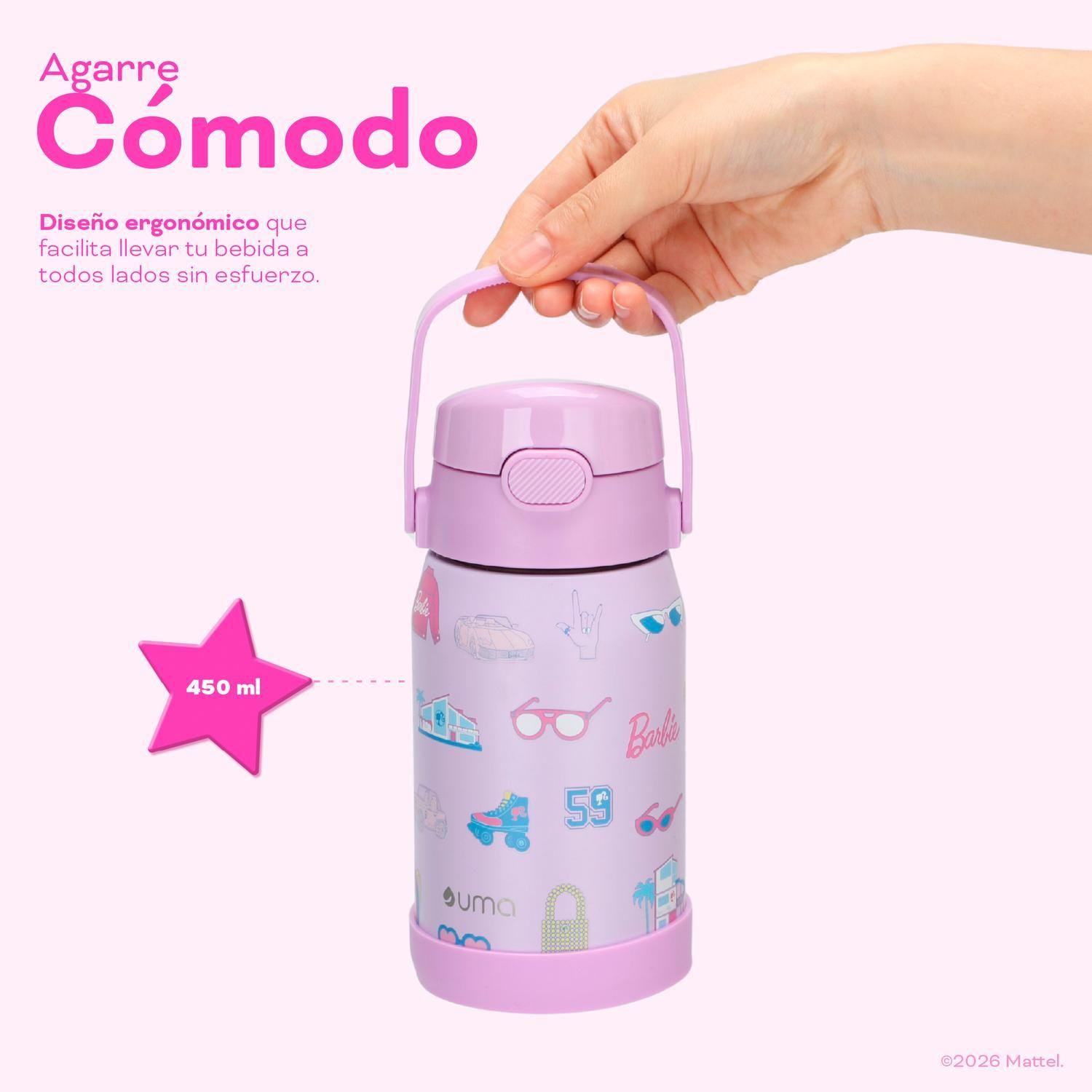 Botella Térmica Niños Barbie Iconic 450ml Acero Inox UMA-4