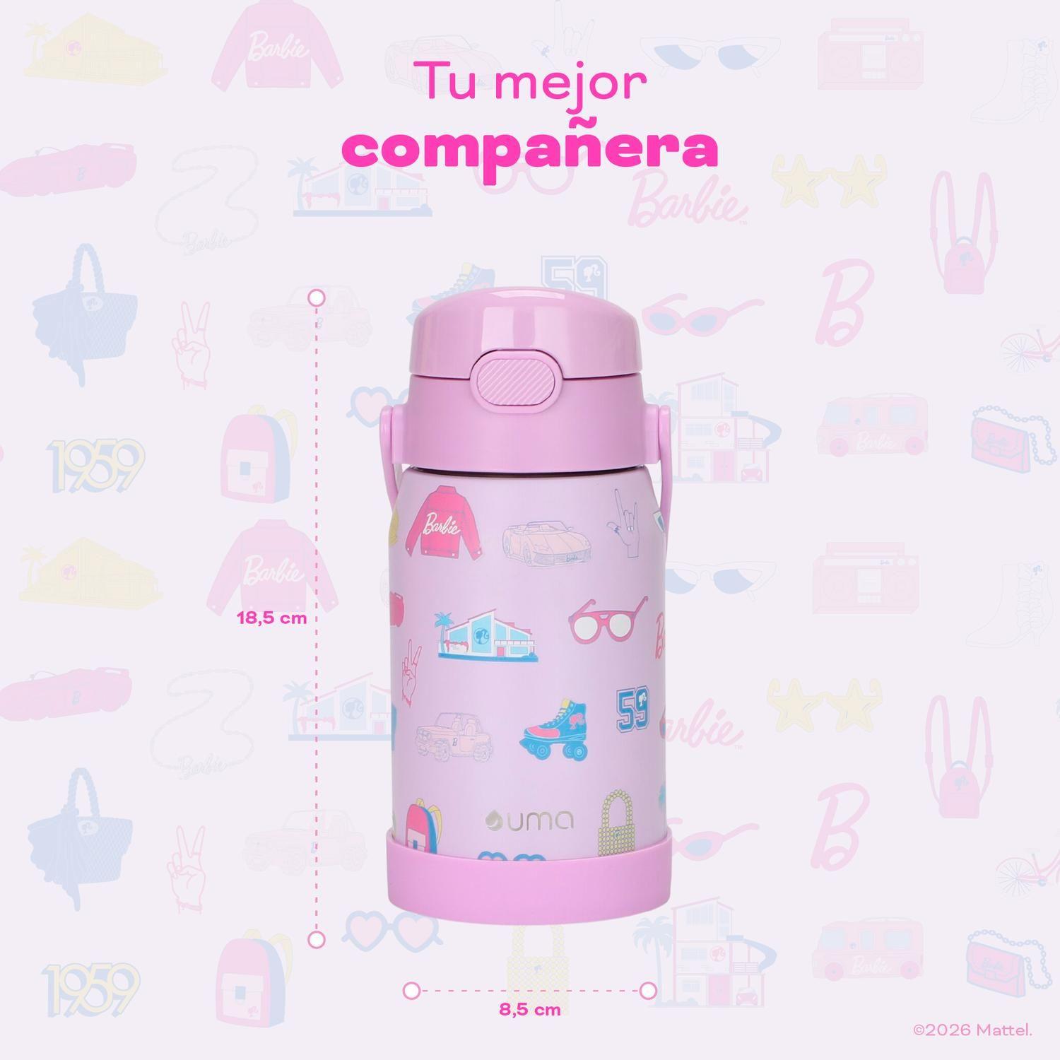 Botella Térmica Niños Barbie Iconic 450ml Acero Inox UMA-5