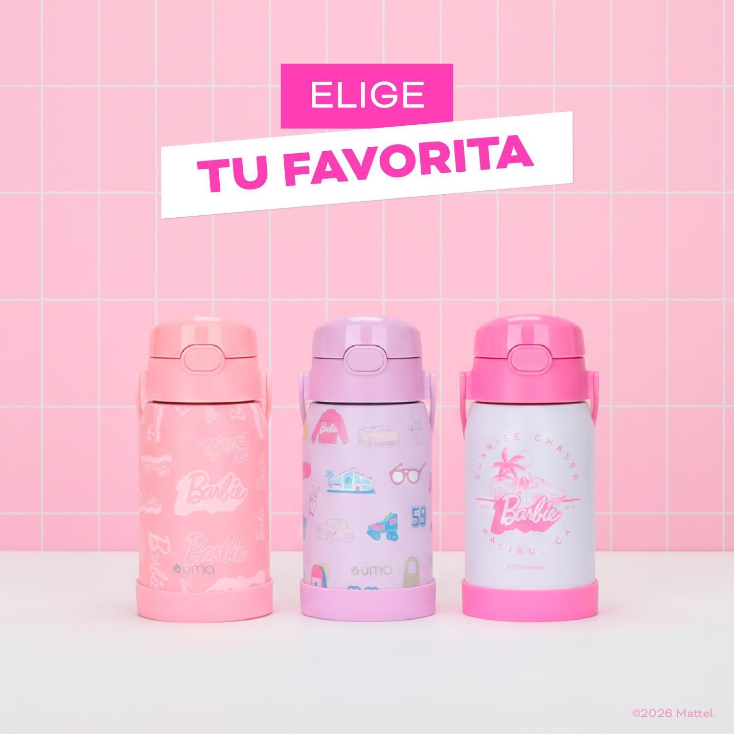 Botella Térmica Niños Barbie Iconic 450ml Acero Inox UMA-7