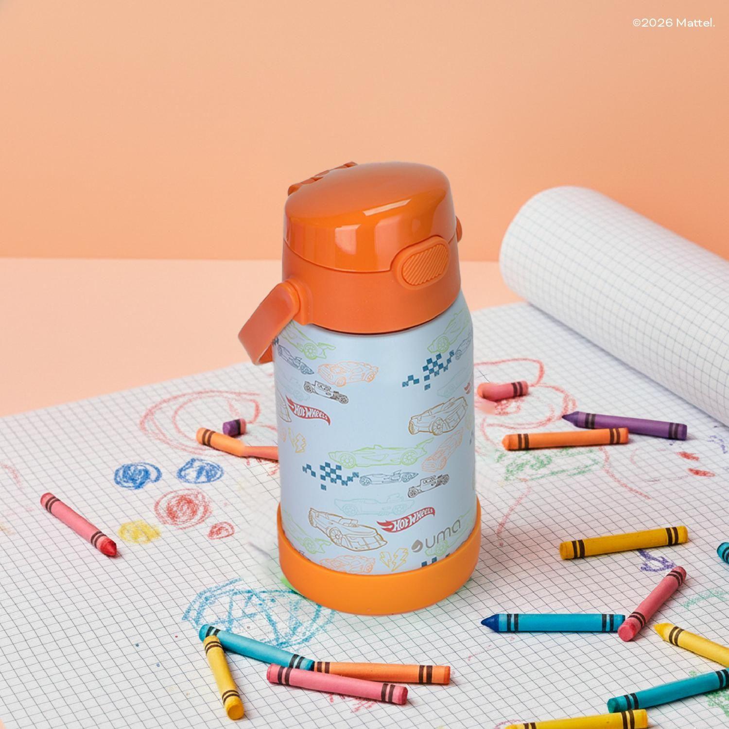 Botella Térmica Niños Hot Wheels Class 450ml Acero Inox UMA-1