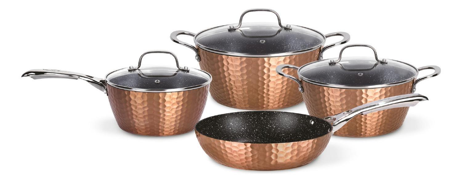 Kit Batería Cocina 7 Pza + Set 12 Utensilios Calipso Simplit-2