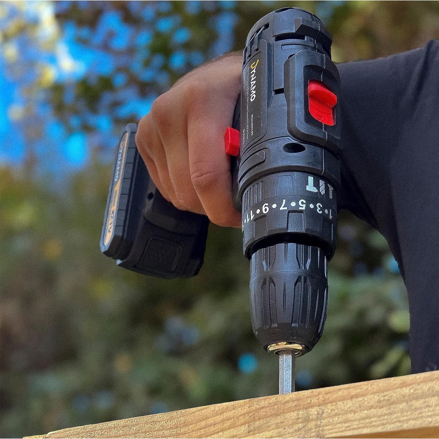 Taladro Desatornillador Inalámbrico Dynamo 21V + 2 baterías-6