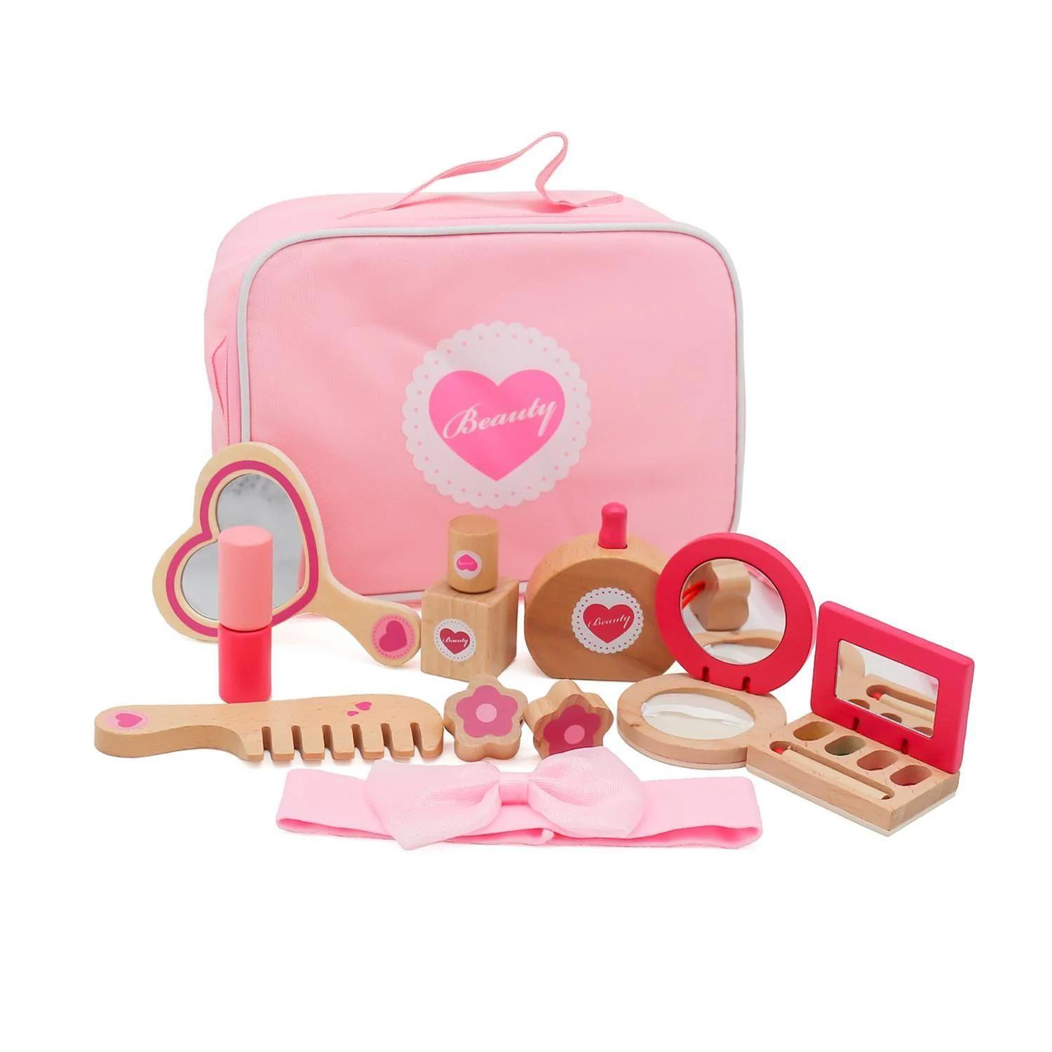 Juego de Maquillaje Set Belleza de Roll Niños Madera Bandú-0