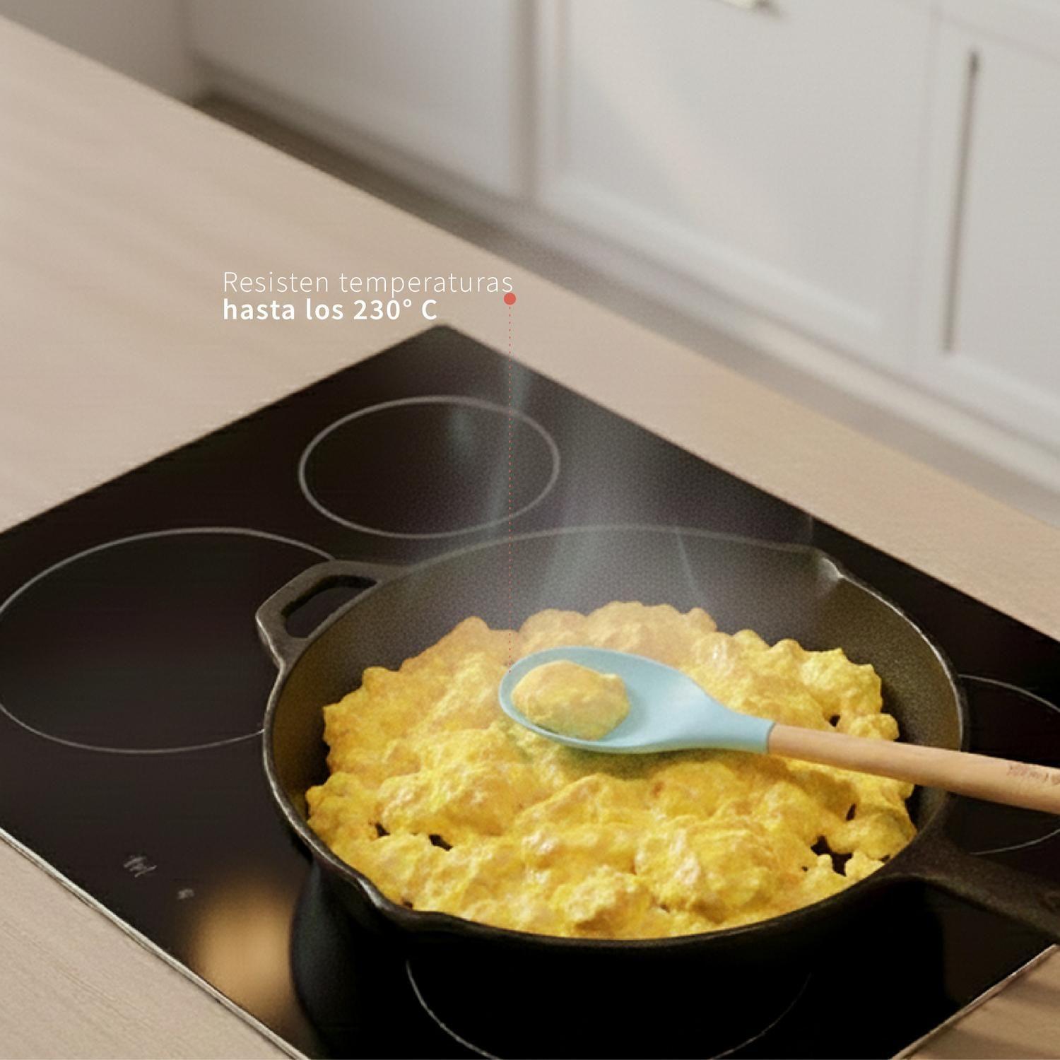 Set 12 Utensilios De Cocina Silicona Calipso Simplit-2