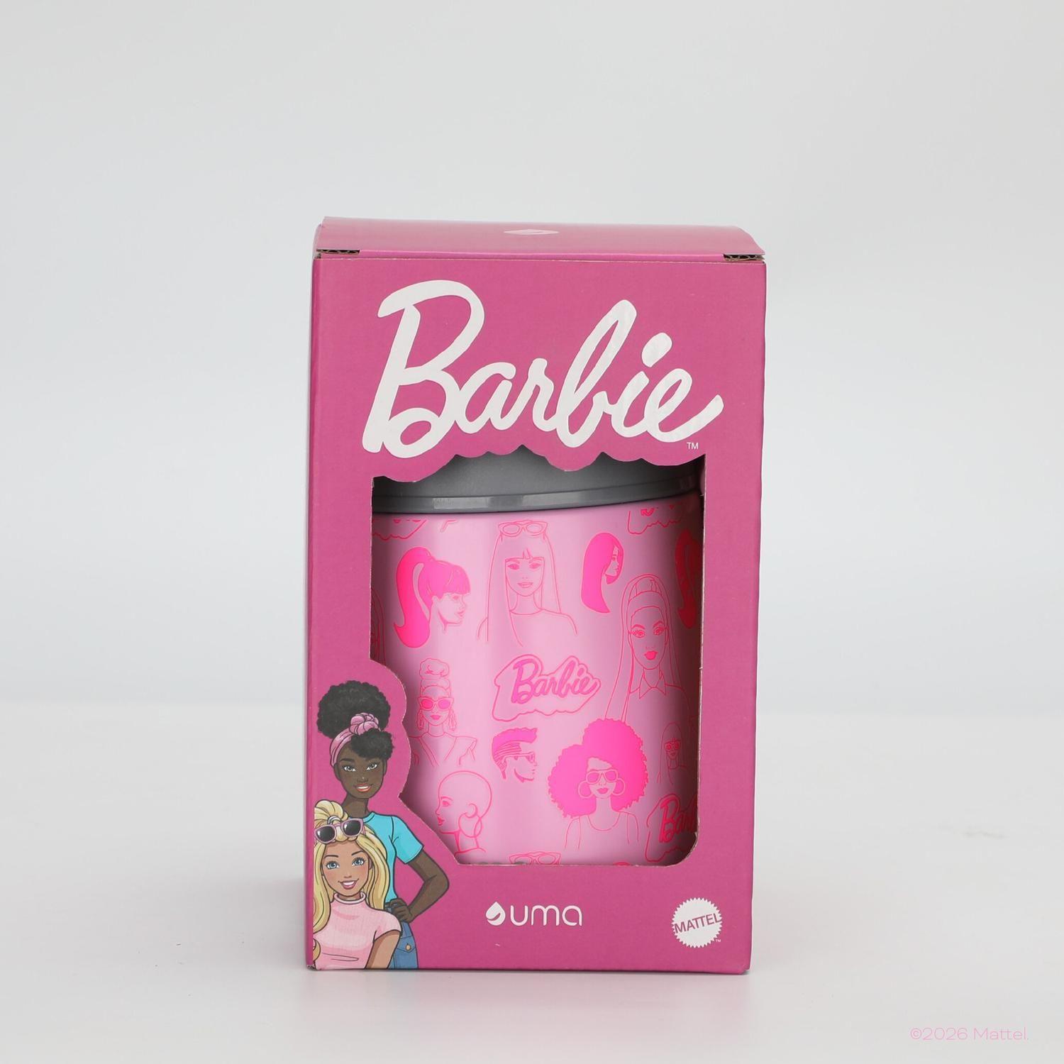 Termo Comida Barbie & Friends + Cuchara 450ml Acero Inox UMA-6
