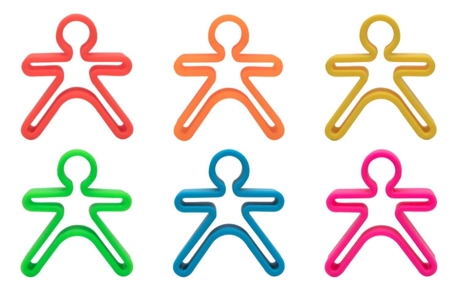 Set De 6 Personas Y 6 Casas De Colores Dëna-3