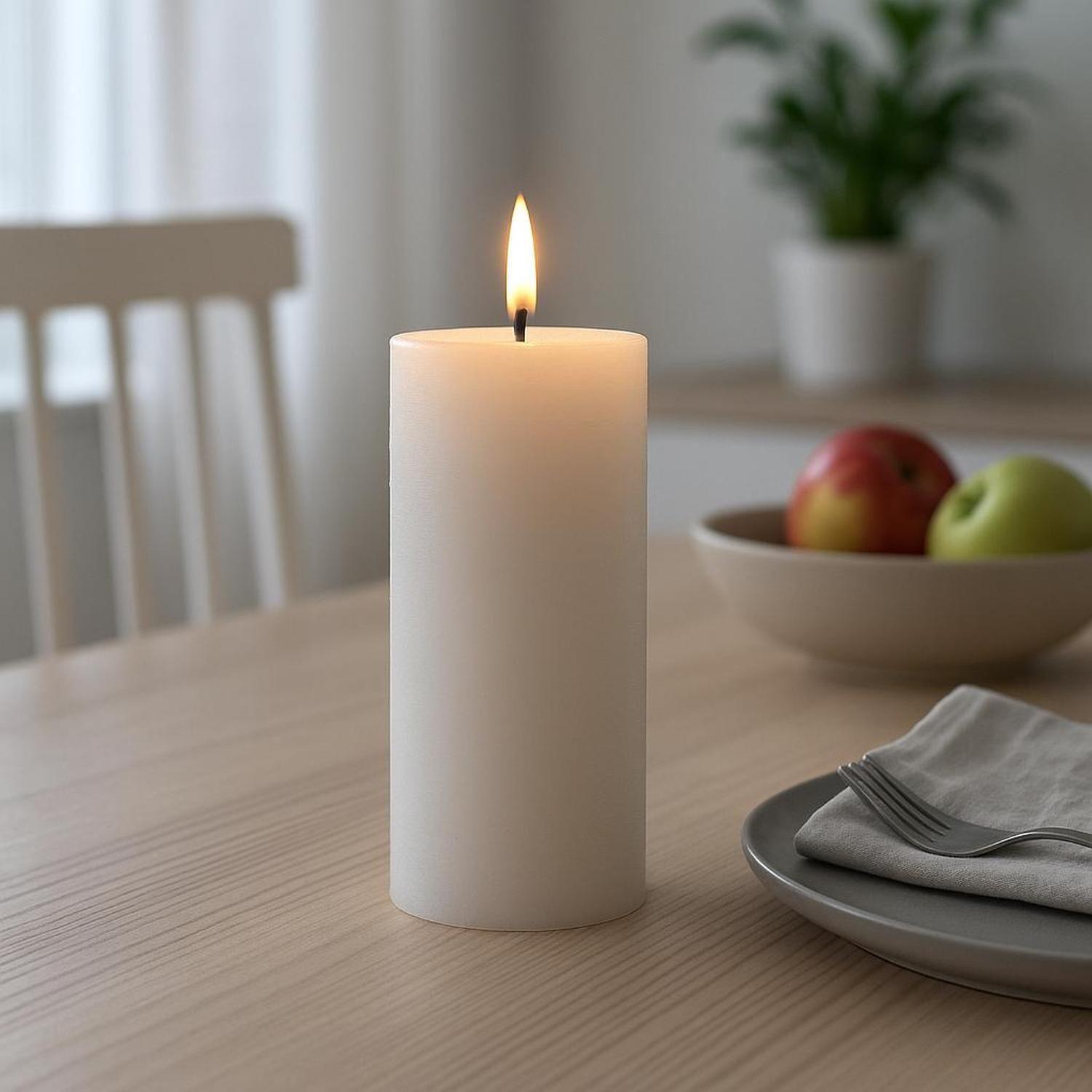 Vela LED Decorativa con Llama Realista 15 cm DAY-2