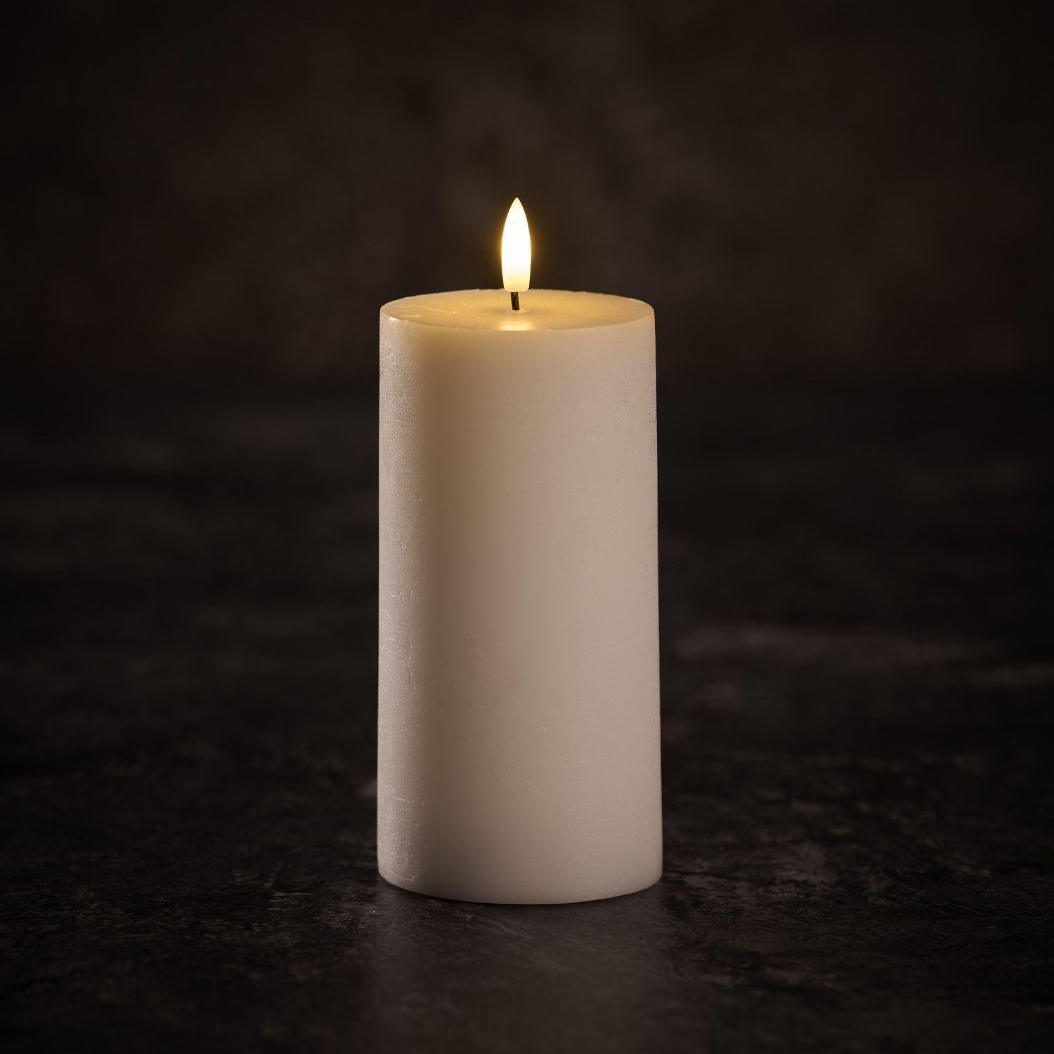 Vela LED Decorativa con Llama Realista 15 cm DAY-6