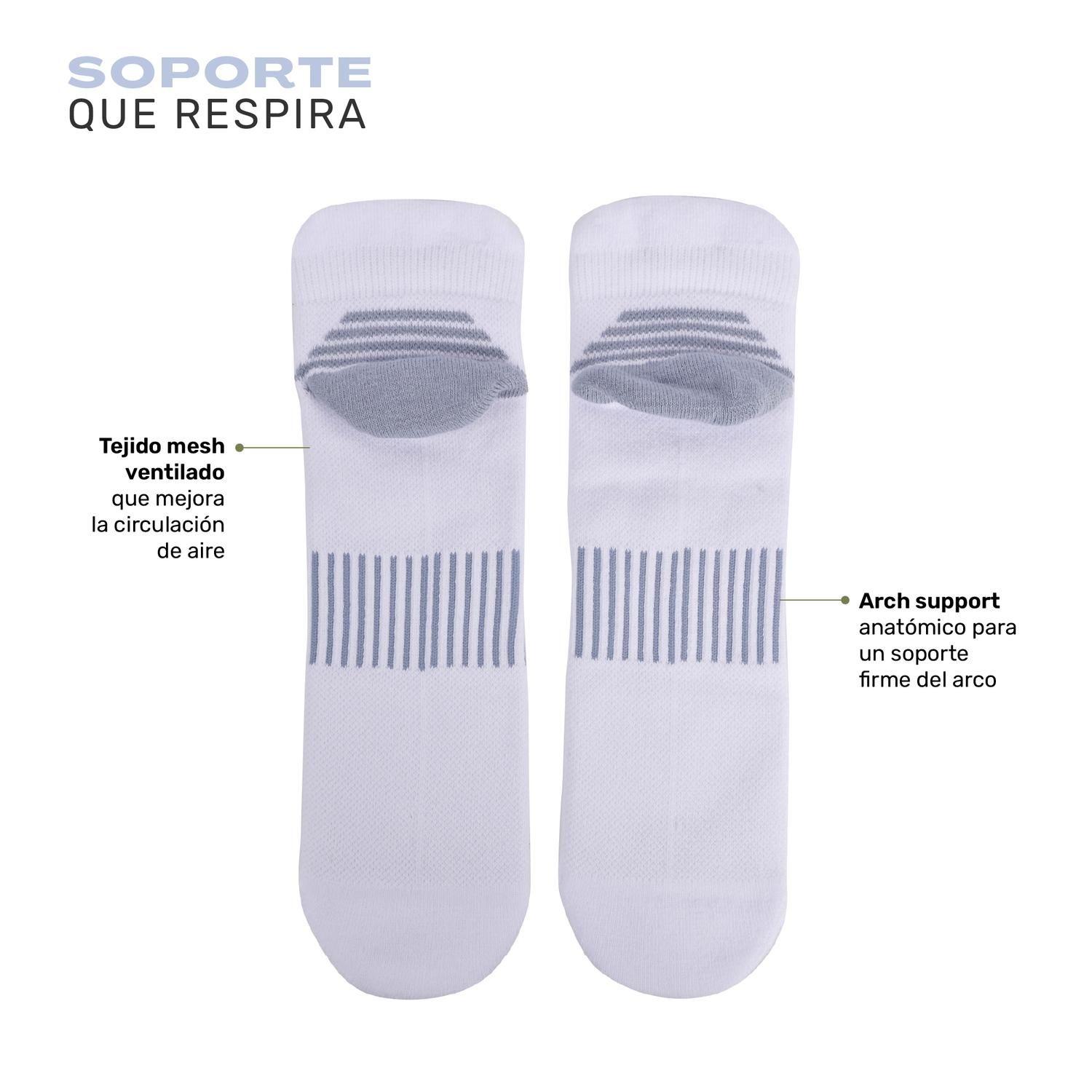 Calcetines Deportivos Corte Tobillo Vora 3 Pares Lhotse-2