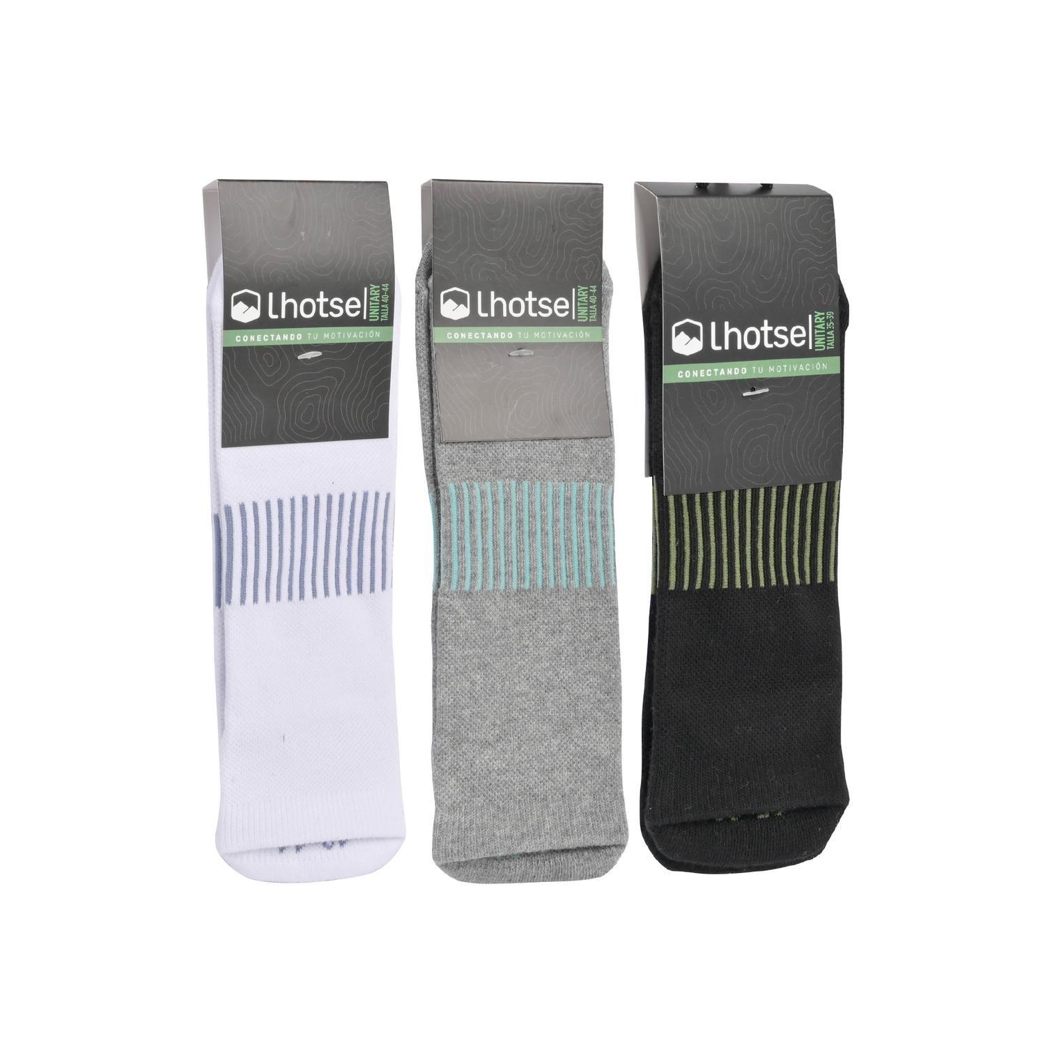 Calcetines Deportivos Corte Tobillo Vora 3 Pares Lhotse-5