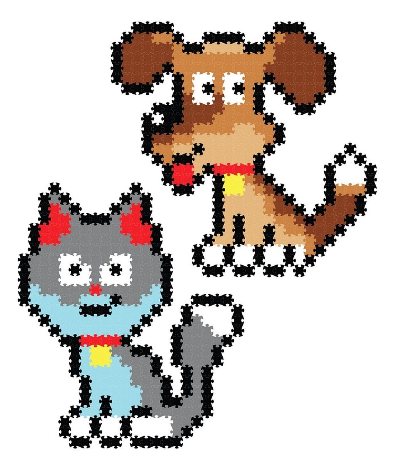 Jixelz Puzzle De Pixeles 700 Pc Set, Mascotas FatBrain Toys-2