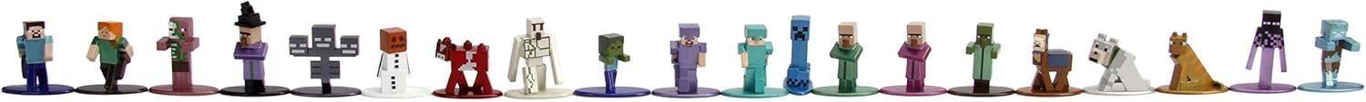 Set 20 Mini Figuras Minecraft 4 cm Jada-3