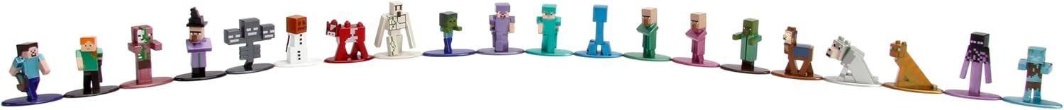 Set 20 Mini Figuras Minecraft 4 cm Jada-4