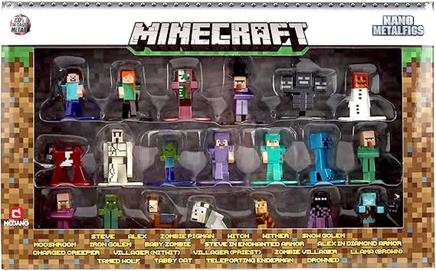 Set 20 Mini Figuras Minecraft 4 cm Jada-5