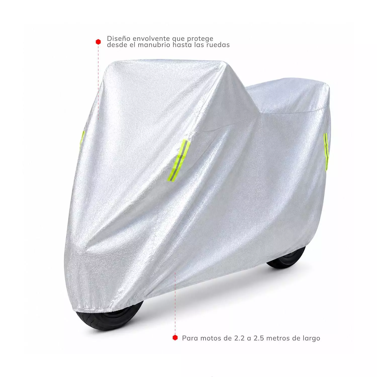 Carpa funda Cubre Moto Impermeable Premium con Felpa XRoad-4