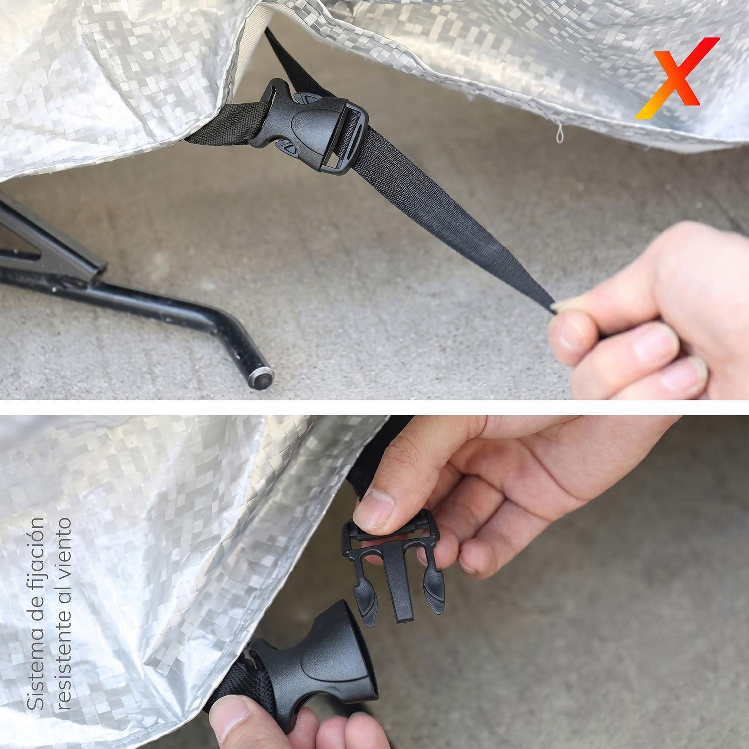Carpa funda Cubre Moto Impermeable Premium con Felpa XRoad-5