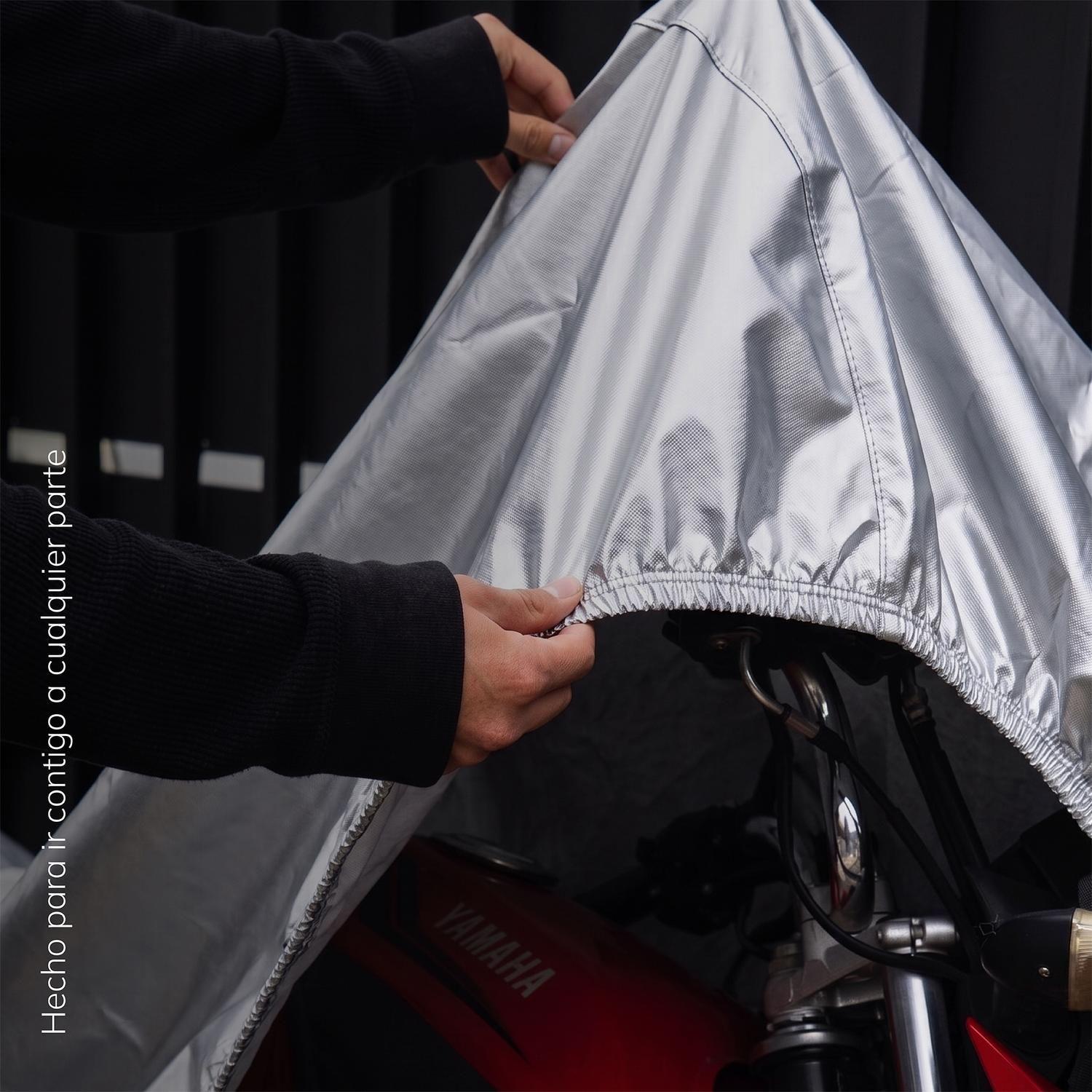 Carpa funda Cubre Moto Impermeable Premium con Felpa XRoad-6