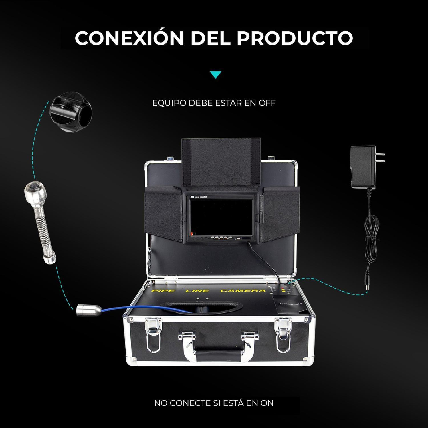 Cámara de Inspección Baroscopio con Sonda 20 Mts H6-6