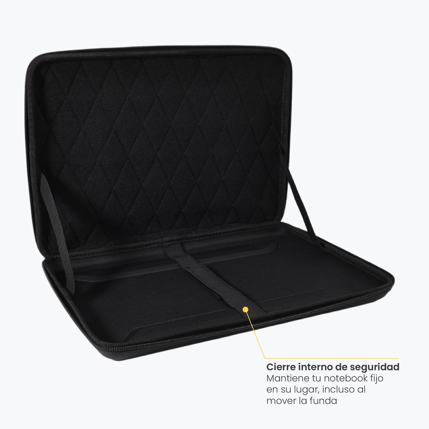 Funda HardShell para Notebook 15-16" Negro Levo-2