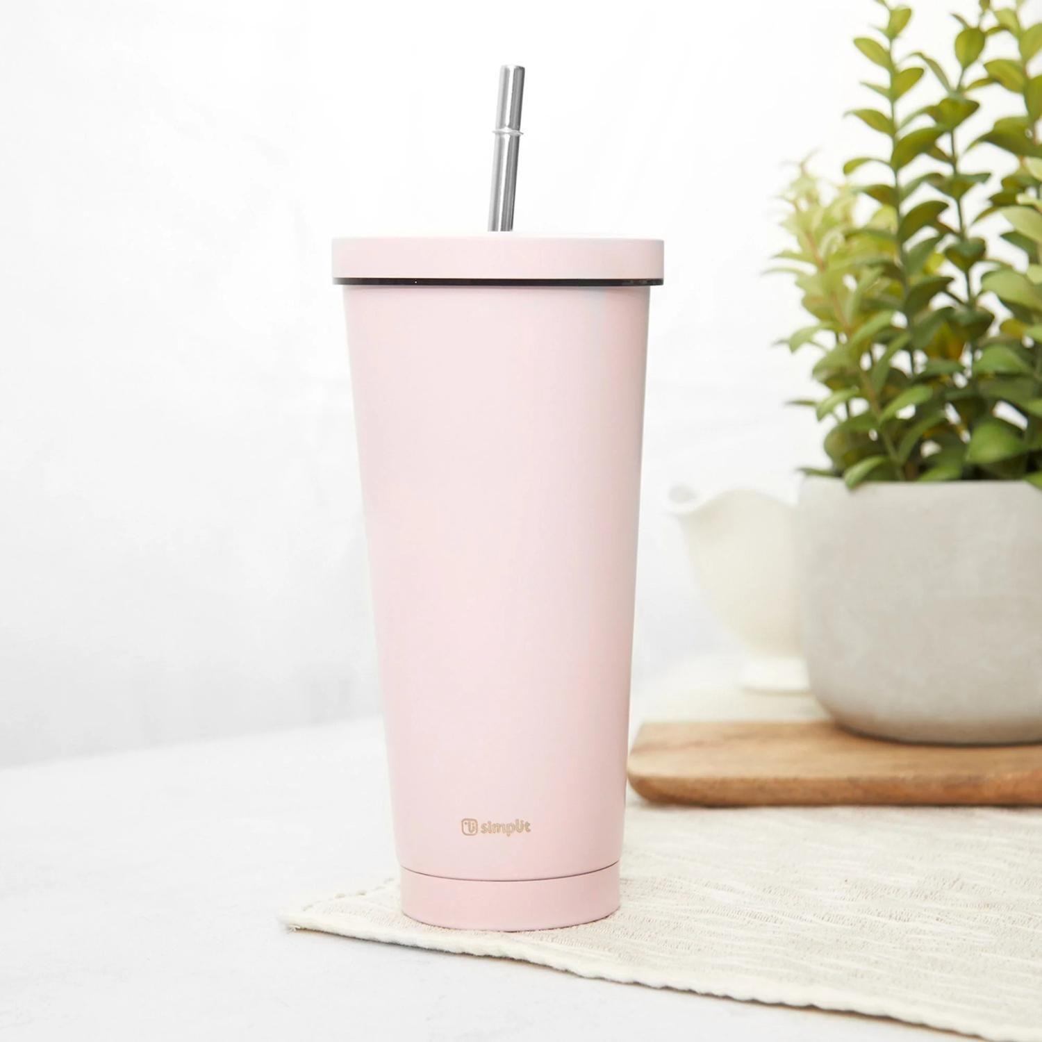 Vaso Térmico Tumbler 750ml Tapa y Bombilla Simplit-1