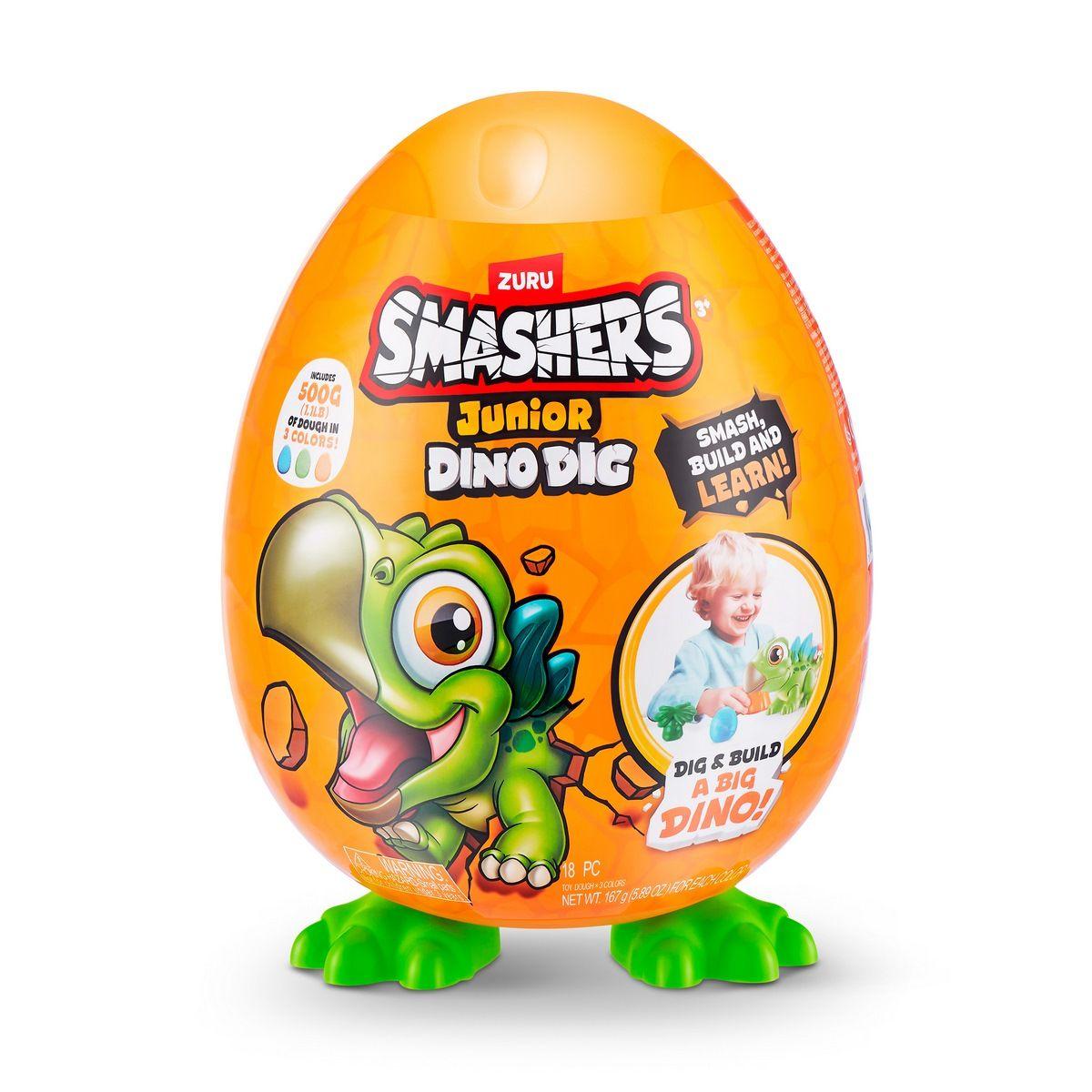 Huevo Dinosaurio Para Excavar Smashers Junior De Zuru-2